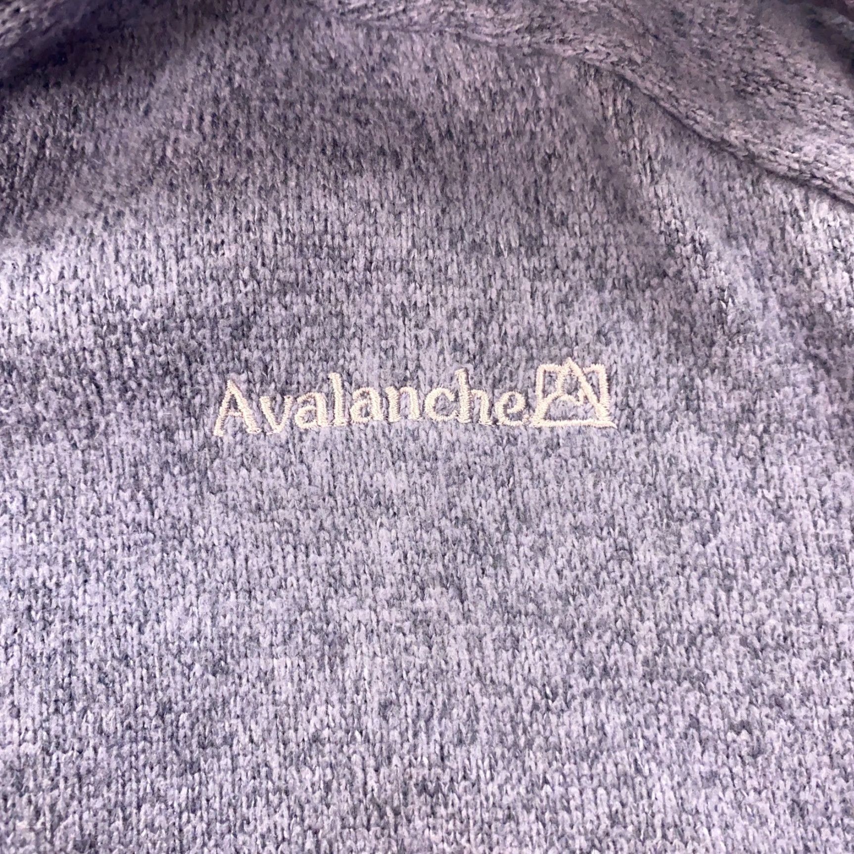 Avalanche Avalanche Jacket Womens L Purple Fleece Full Zip Pocket Thumb Holes Size L / US 10 / IT 46 - 4 Thumbnail