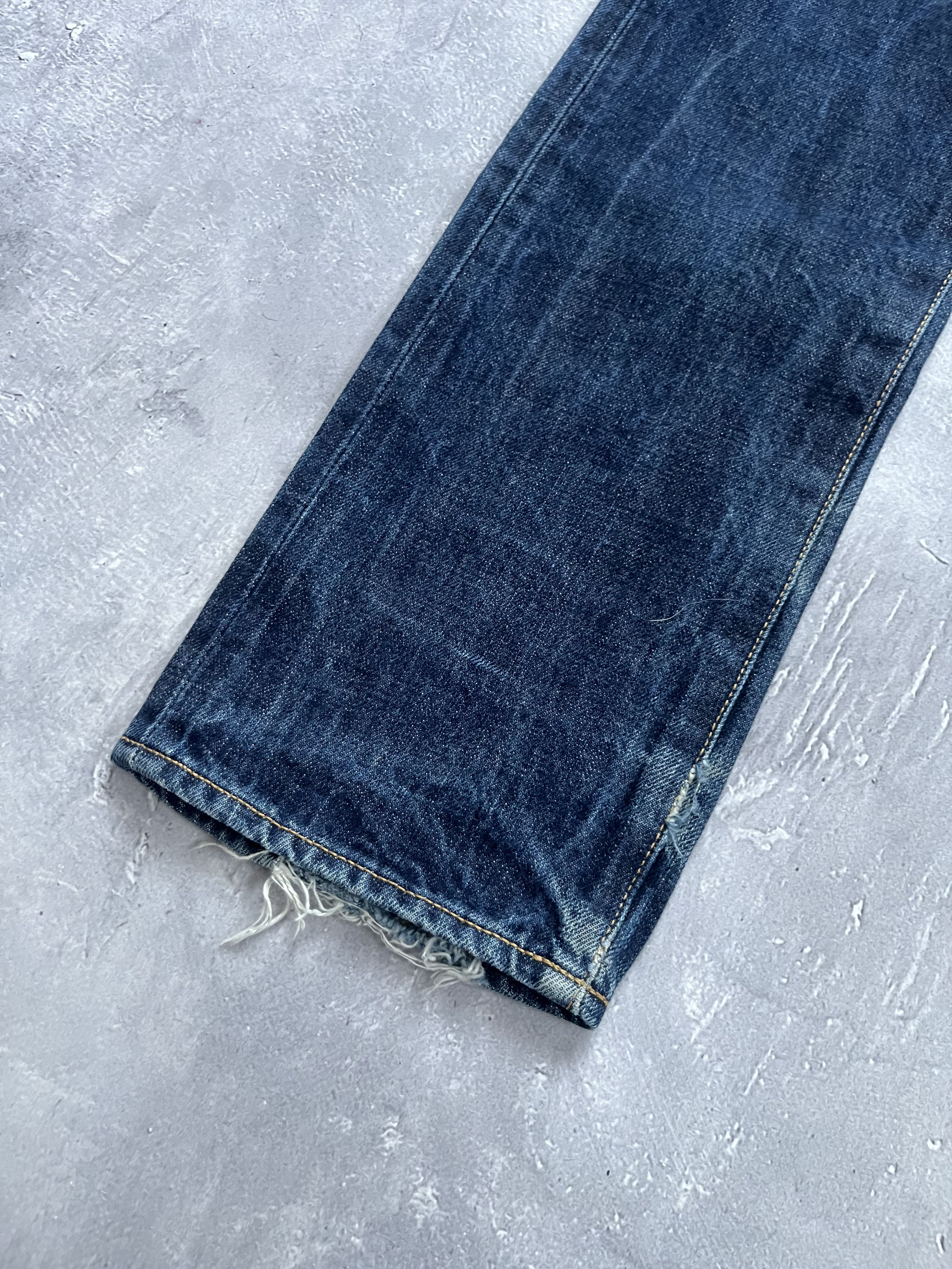 Edwin Vintage Edwin Selvedge Jeans Ed-71 Silm Fit Size 28x32 Blue Size US 28 / EU 44 - 3 Thumbnail