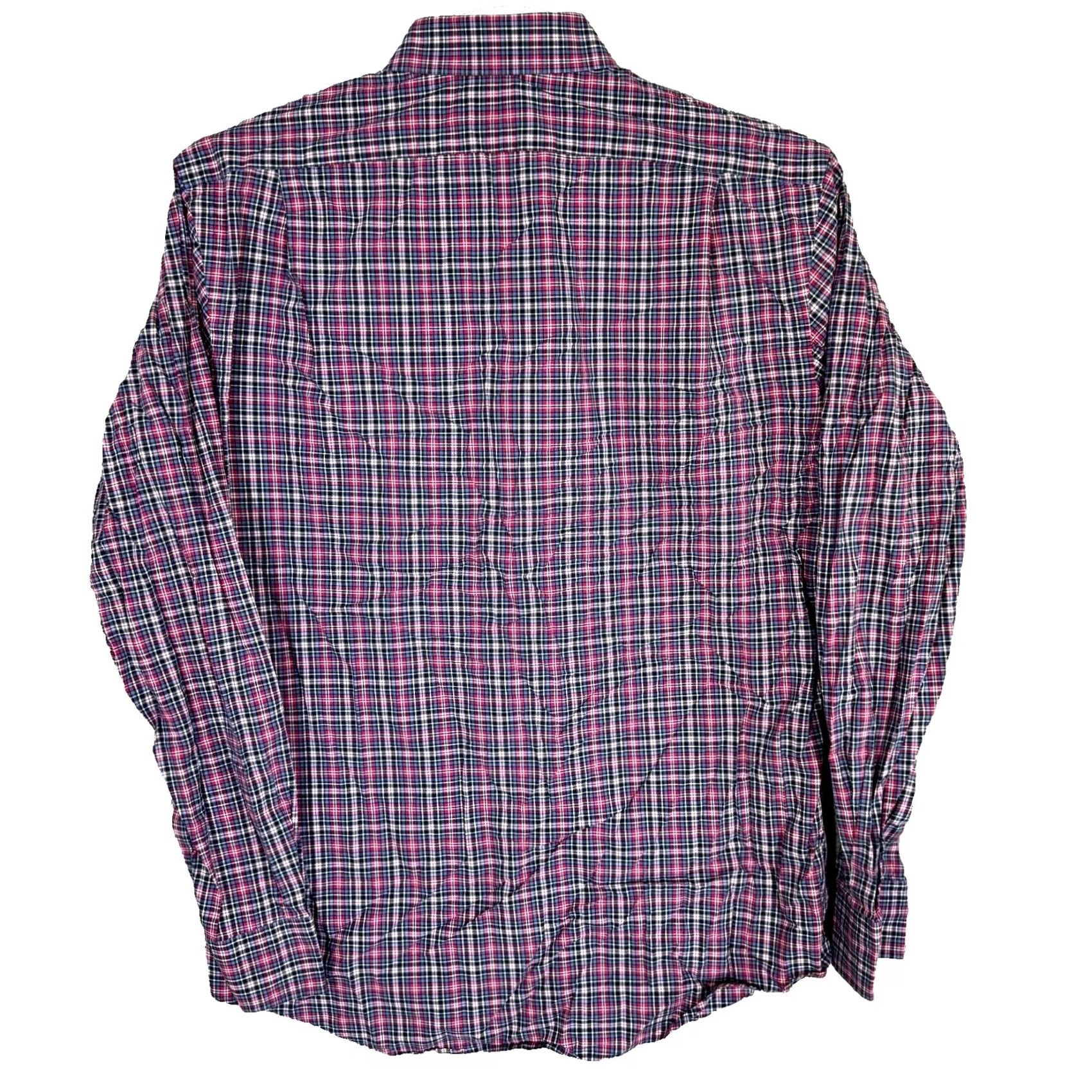 Polo Ralph Lauren Polo Ralph Lauren Men’s Slim Fit Button-Up Shirt Large Multi Plaid 100% Cotton Stretch Size US L / EU 52-54 / 3 - 2 Thumbnail