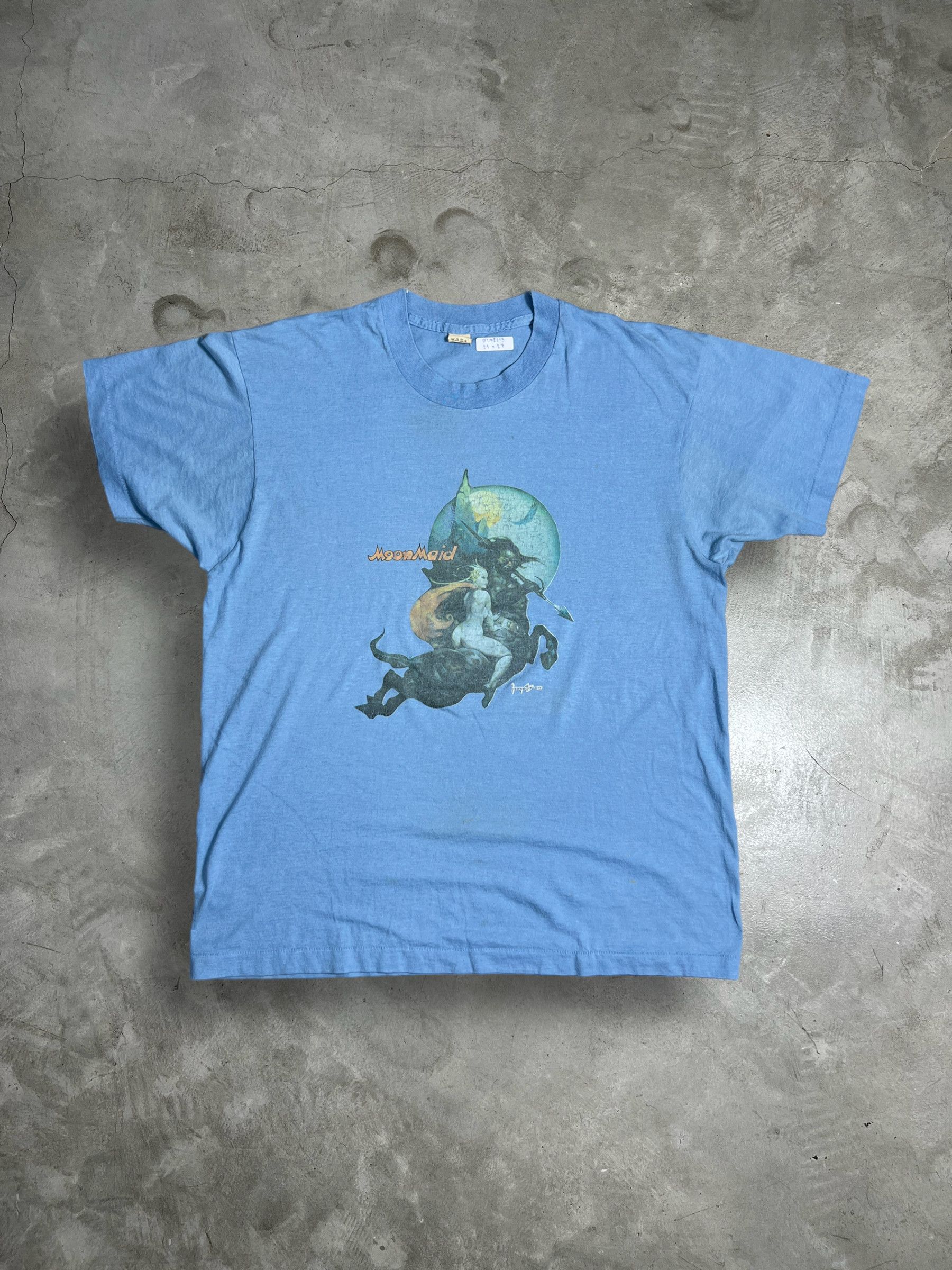 Vintage Vintage 70s Moon Maid Comic Book Promo Tee (XL) GTME213 Size US XL / EU 56 / 4 - 1 Thumbnail