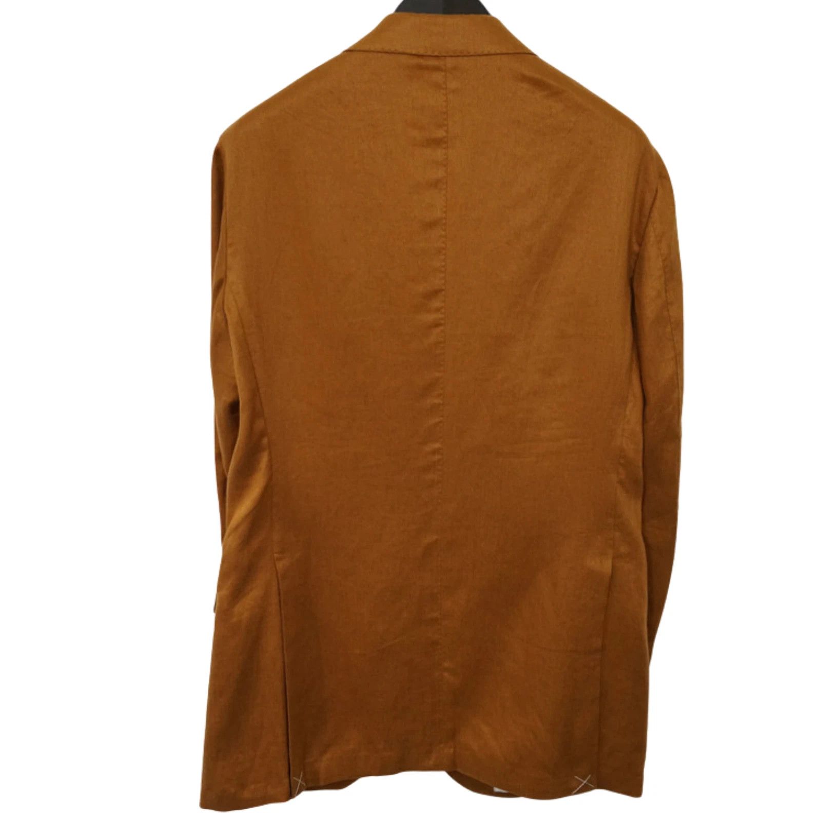 Suitsupply Men Suitsupply Blazer La Spalla Orange 100% Linen 98 UK/U40L Size 40L - 2 Thumbnail