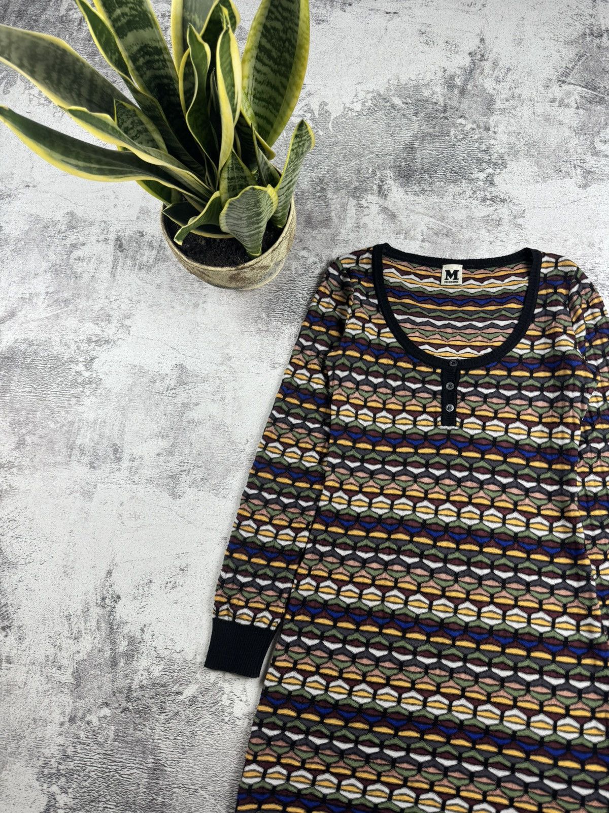 Missoni Missoni Knit 42 Size Wool Dress Tunic Black Longsleeve Size M / US 6-8 / IT 42-44 - 4 Thumbnail