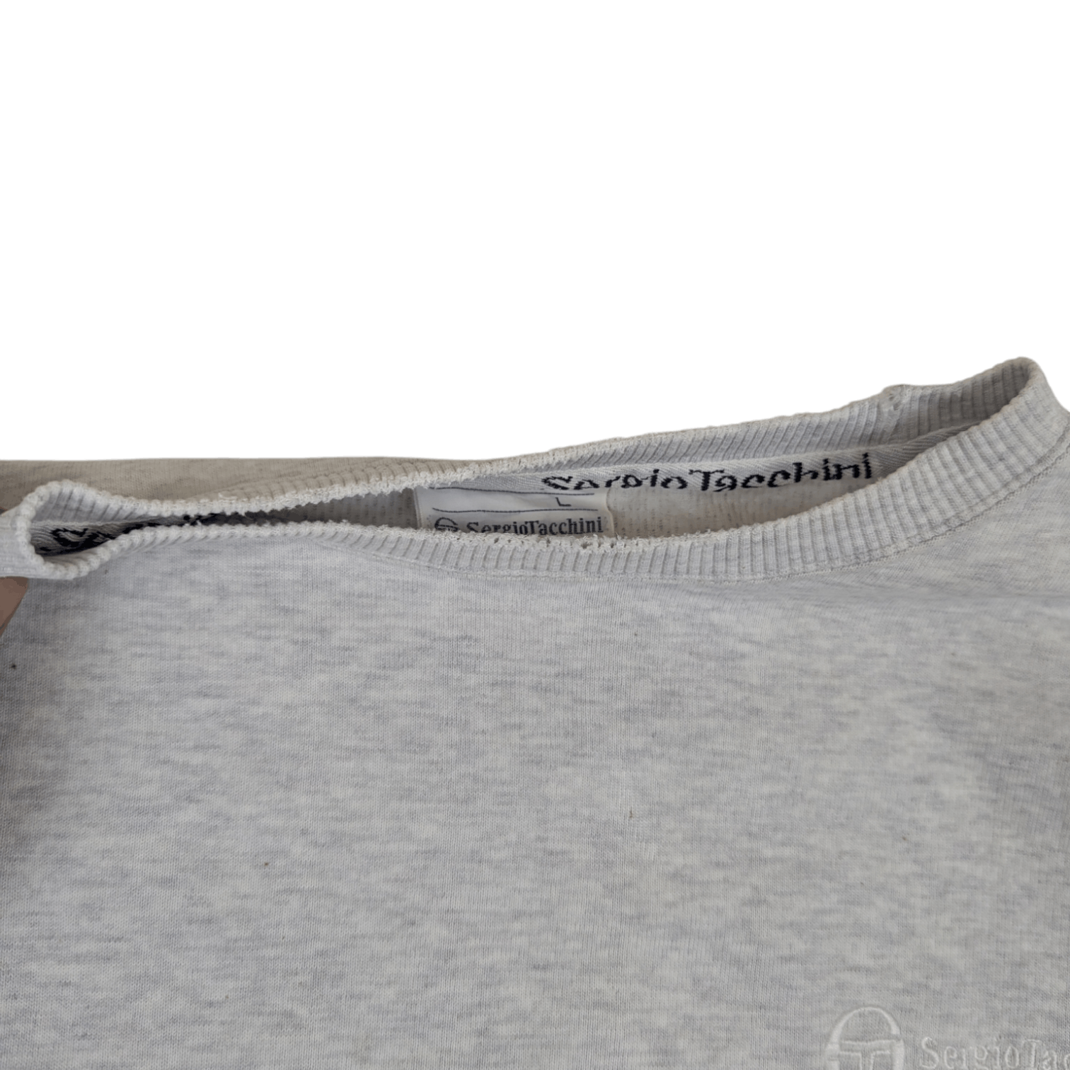 Sergio Tacchini × Vintage 2000's SERGIO TACCHINI Small Embroidery Logo Sweatshirt Size US L / EU 52-54 / 3 - 2 Thumbnail