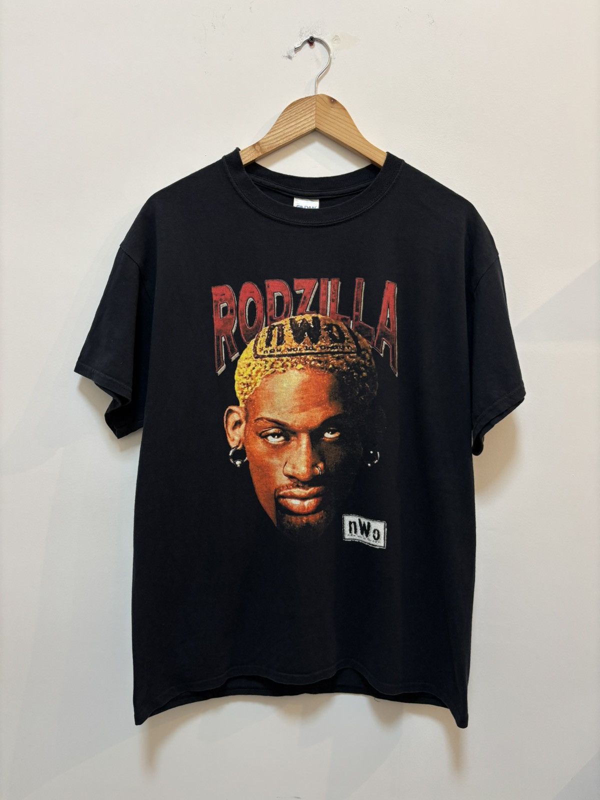 nWo ロッドマンTシャツ 黒 Dennis Rodman Nwo Shirt | Grailed