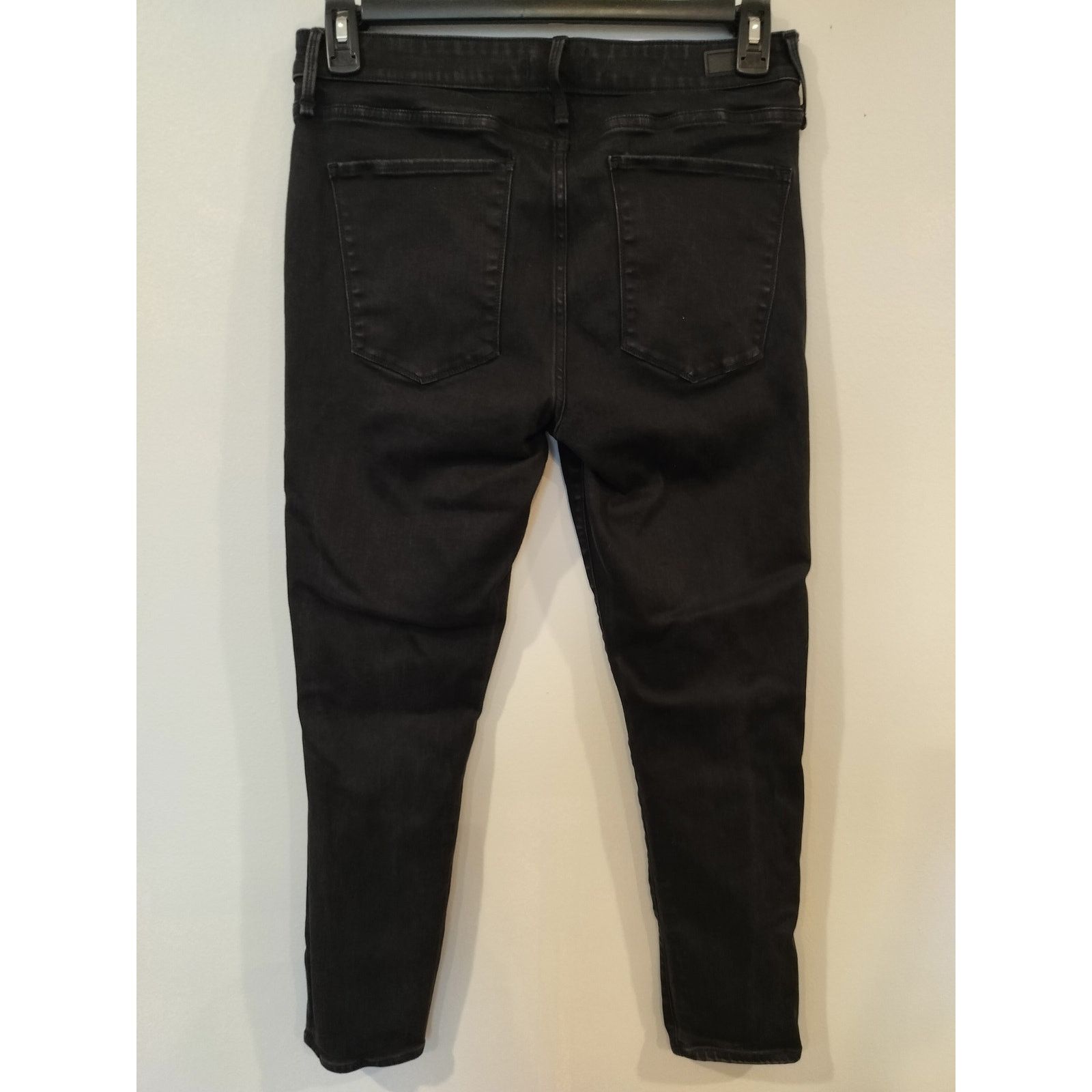 Abercrombie & Fitch Abercrombie Simone High Rise Super Skinny Black 14R Size 36" / US 14 / IT 50 - 4 Thumbnail