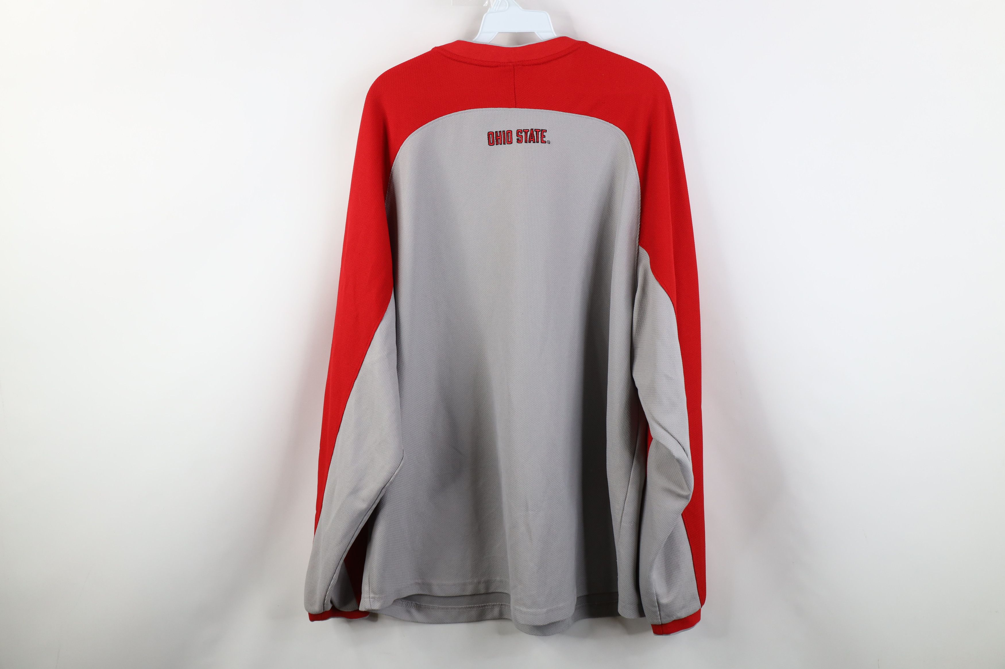Nike Vintage Nike Swoosh Ohio State University Thermal T-Shirt Size US XXL / EU 58 / 5 - 12 Thumbnail
