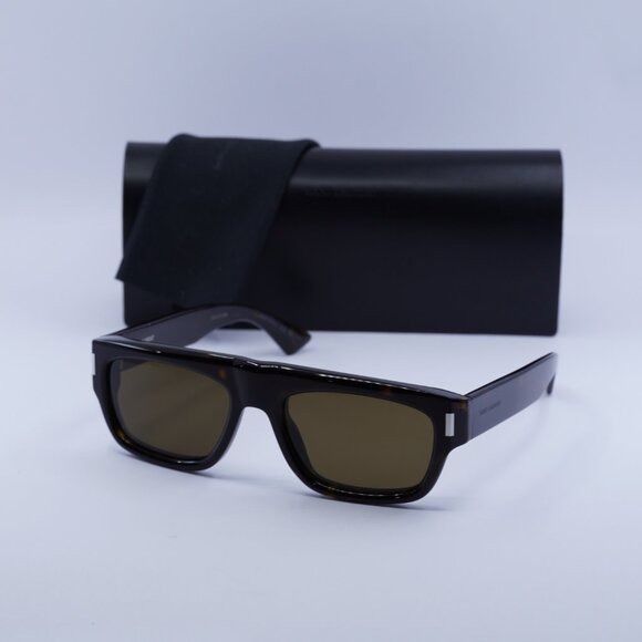 Saint Laurent Paris 🕶️ New Saint Laurent SL762 002 Sunglasses - Dark Havana Size ONE SIZE - 1 Thumbnail