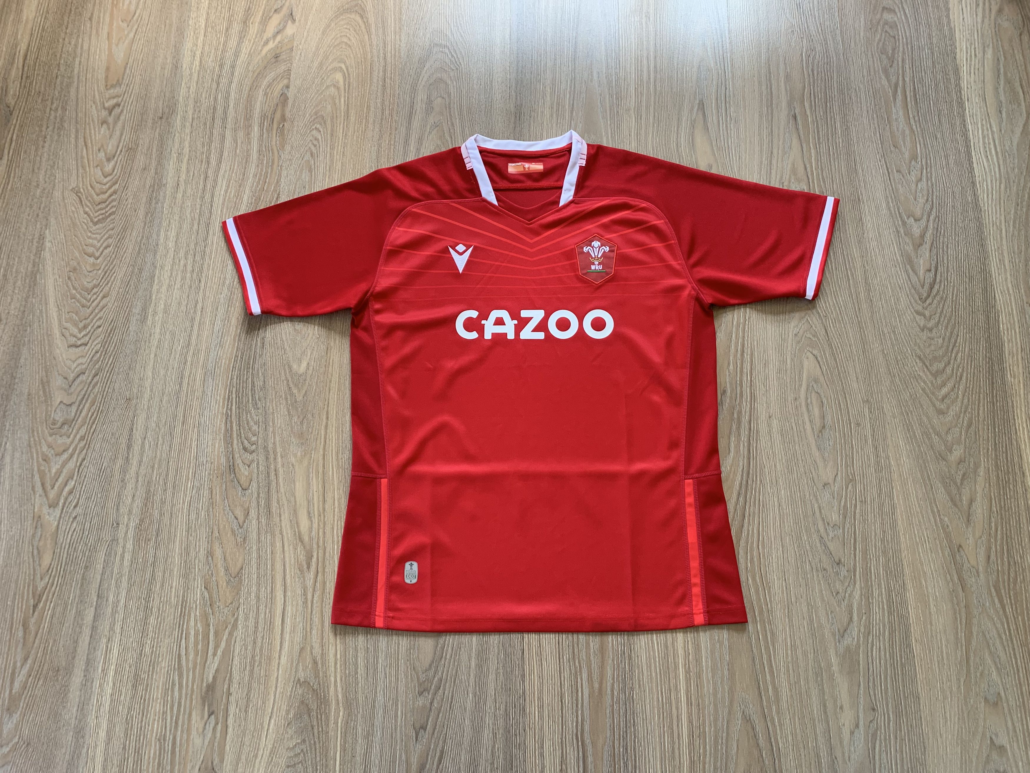 Macron WRU Macron Wales Rugby Union Jersey Size US XXL / EU 58 / 5 - 1 Thumbnail