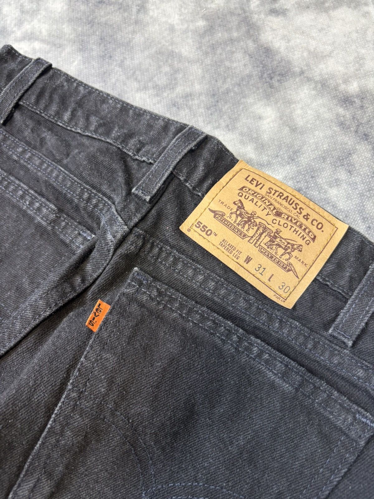 Levi's × Vintage Vintage Levi’s 550 Orange Tab Jeans Denim Casual Pants USA Size US 31 - 3 Thumbnail