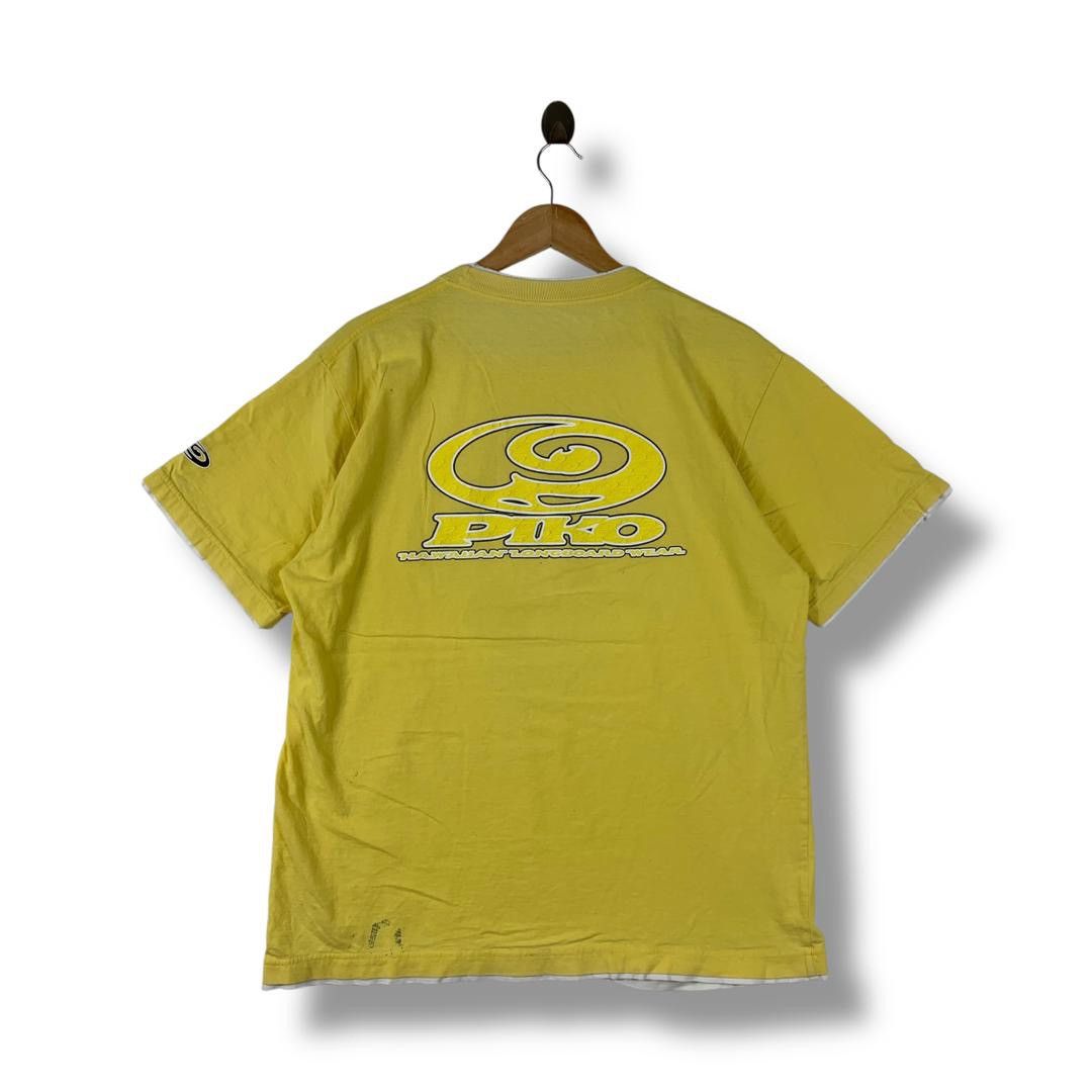 Other Vintage 90s PIKO surf gear Surfing big printed backhit tee Size US M / EU 48-50 / 2 - 1 Thumbnail