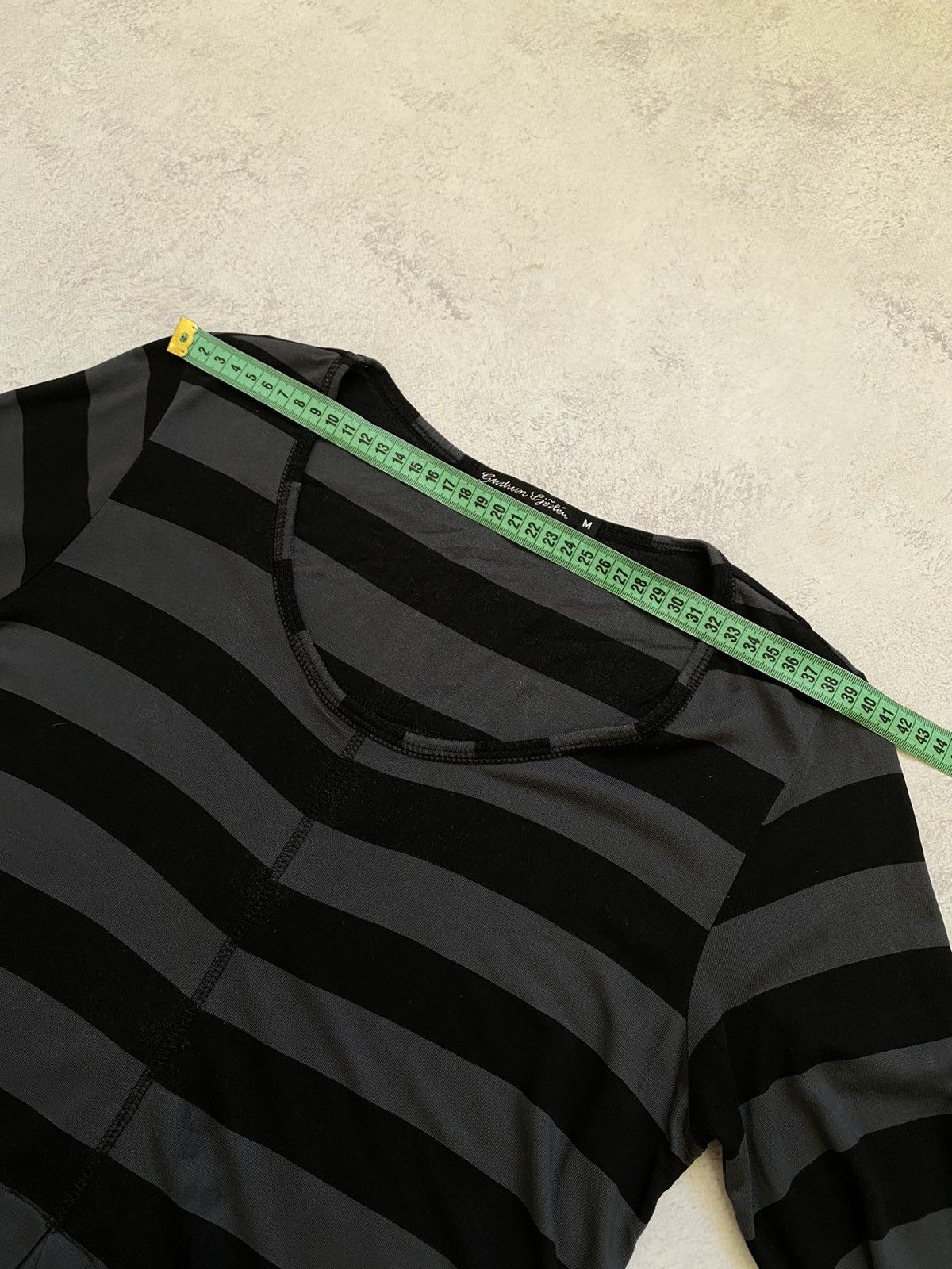 Gudrun Sjoden Gudrun Sjoden Womens Striped Black/Grey Long Sleeve Top Size M / US 6-8 / IT 42-44 - 10 Thumbnail