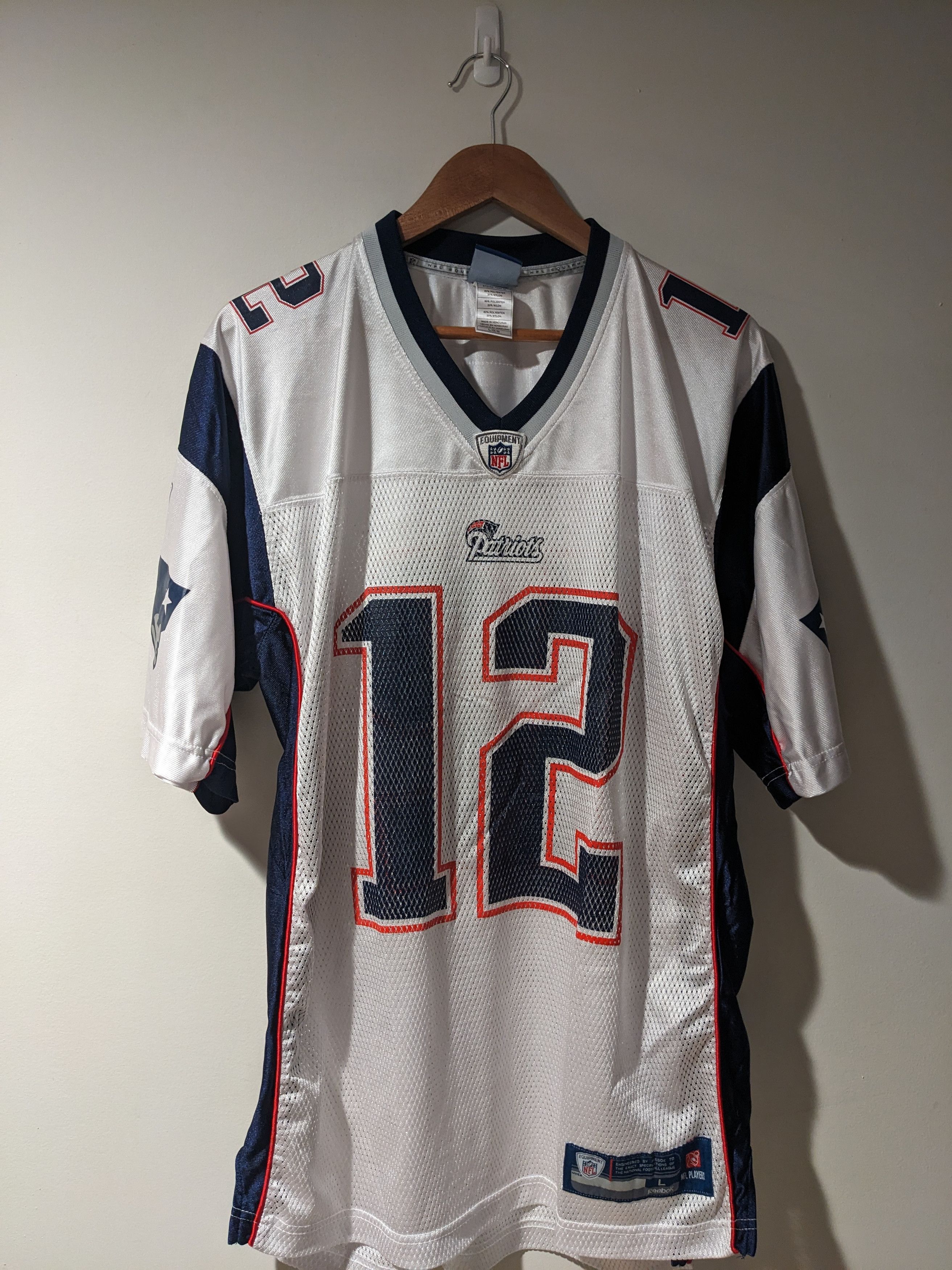 NFL Vintage Y2K New England Patriots Brady NFL Football Jersey Size US L / EU 52-54 / 3 - 3 Thumbnail
