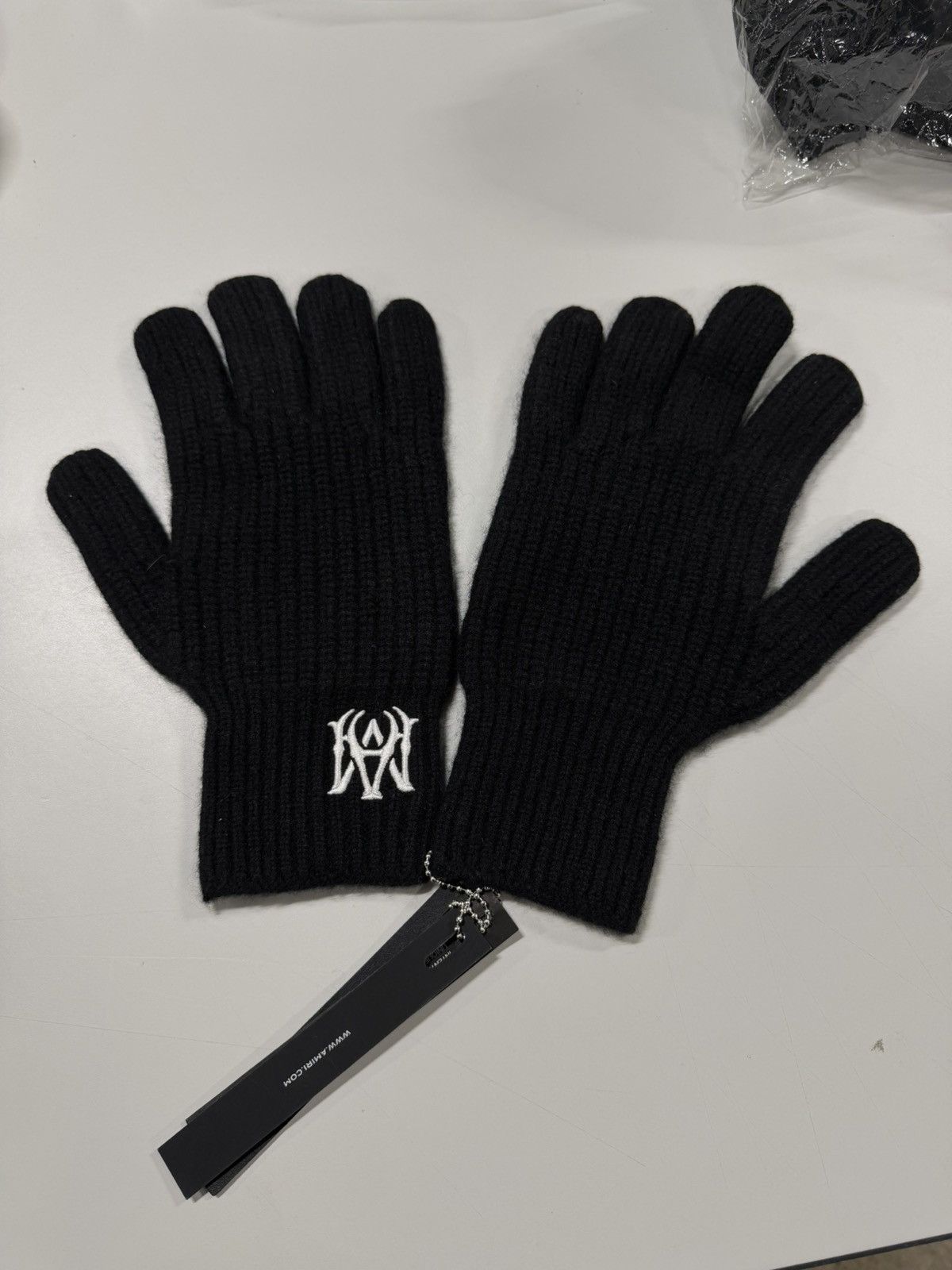 Amiri Amiri Cashmere Gloves NEW 500$ Size ONE SIZE - 1 Thumbnail