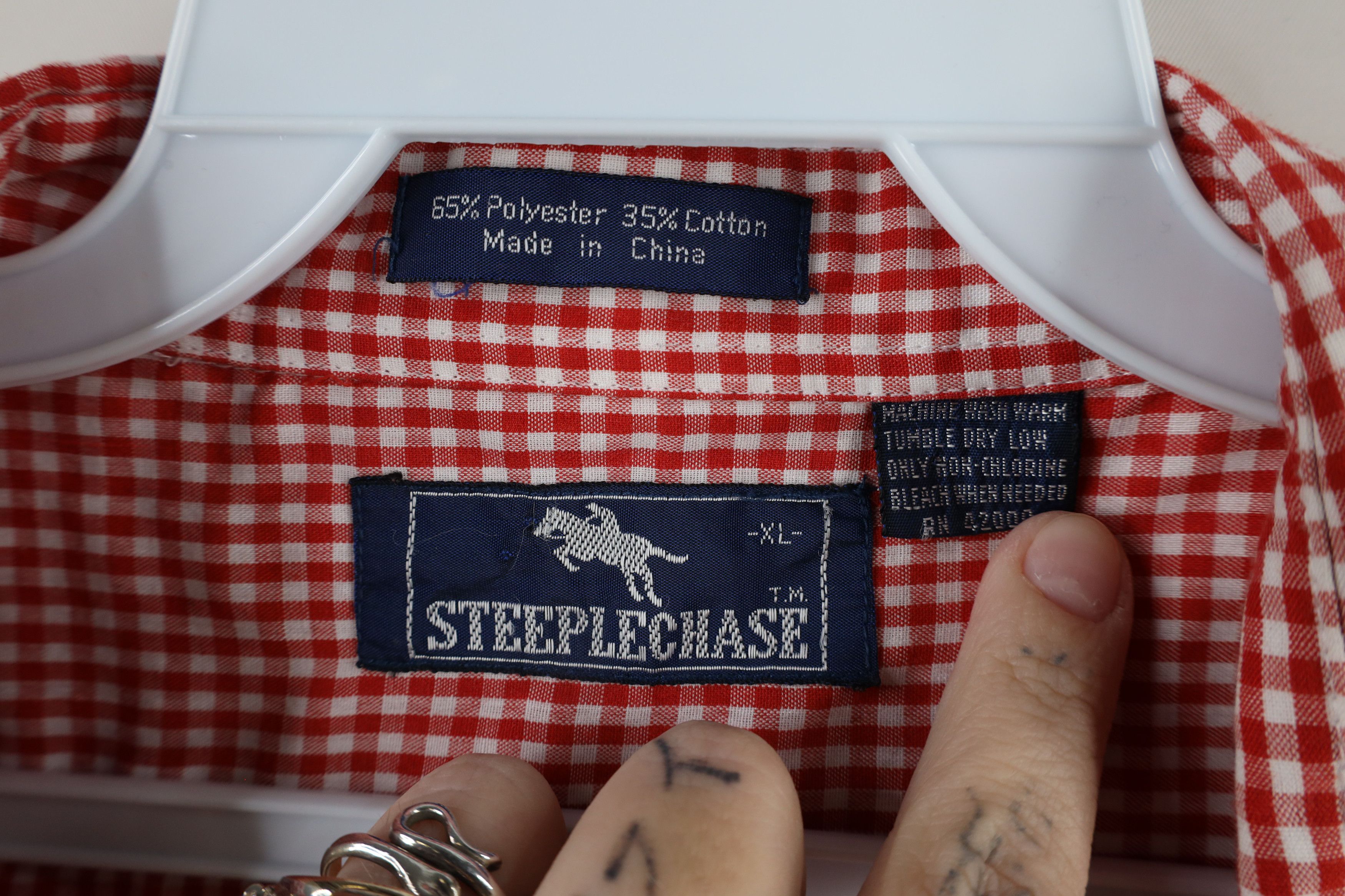 Vintage Vintage 70s Streetwear Plaid Short Sleeve Button Shirt Size US XL / EU 56 / 4 - 5 Thumbnail