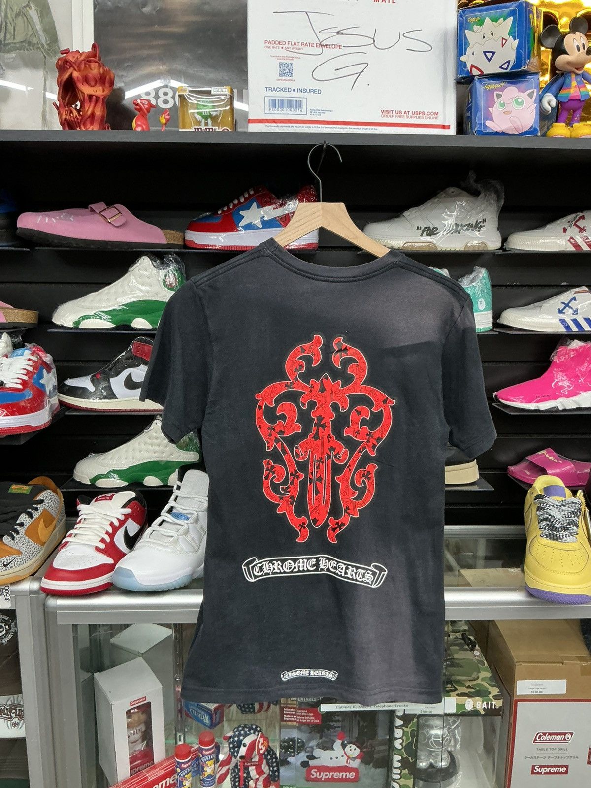 Chrome Hearts Chrome Hearts Large Red Dagger Tee Size US S / EU 44-46 / 1 - 4 Thumbnail