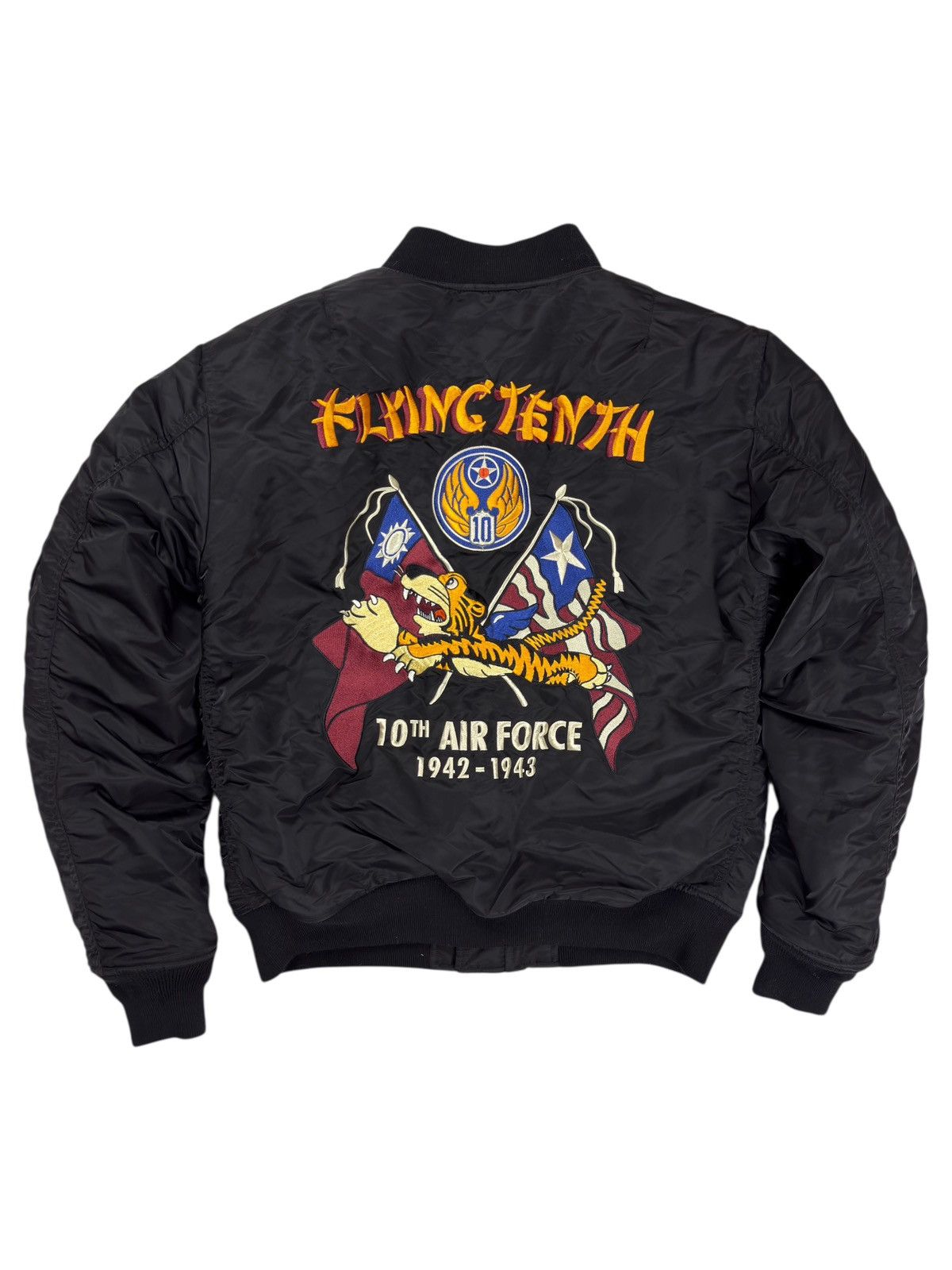 Schott Schott Flying Tenth MA-1 Bomber Jacket Size US M / EU 48-50 / 2 - 1 Thumbnail