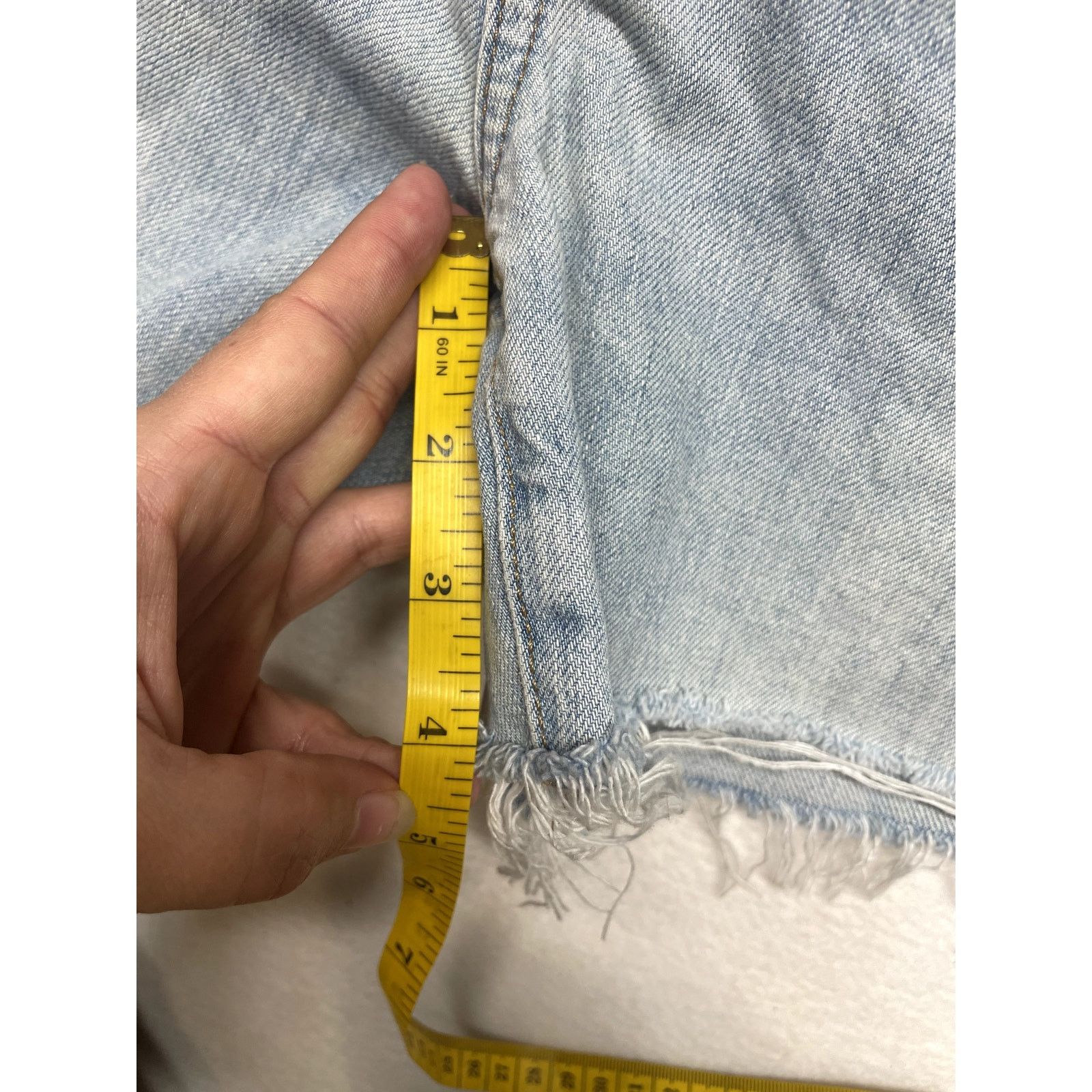 Madewell Madewell Women’s Size 24 High-Rise Denim Jean Shorts Size 42" / US 20 - 9 Thumbnail