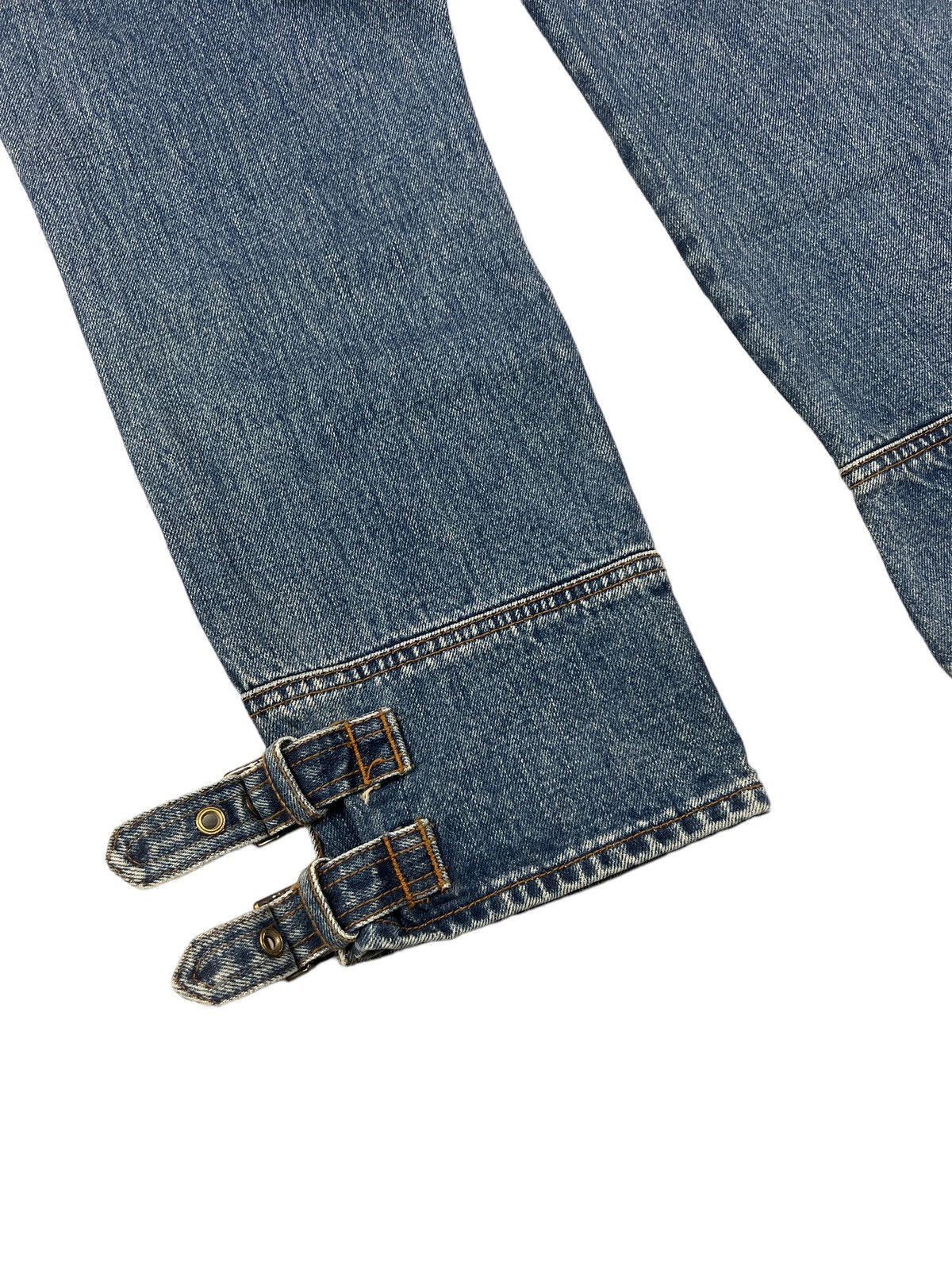 Hysteric Glamour × Vintage 90s Hysteric Glamour Kinky Bondage Cropped Jeans Size 30" / US 8 / IT 44 - 9 Thumbnail