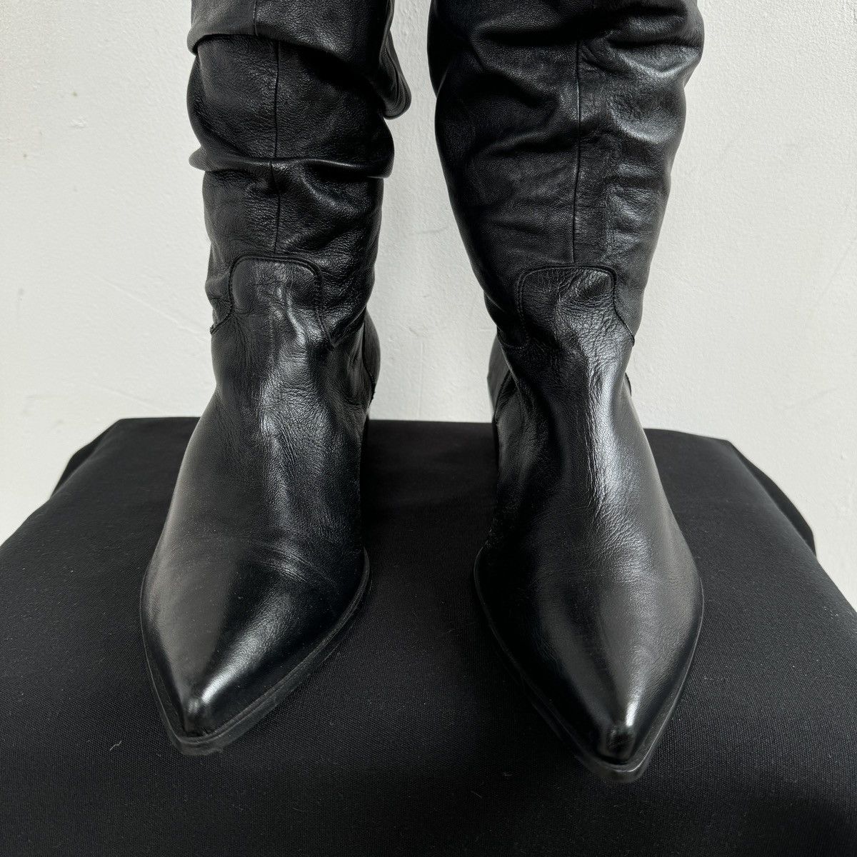 Other Paolifirenge Vero Gomma Italian Leather Cowboy Boots Size US 11 / IT 41 - 6 Thumbnail