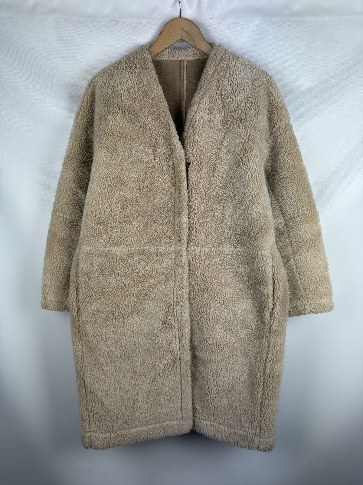 Designer × Japanese Brand Studio Tomboy Ladies Faux Shearling Japanese Coat Jacket Size L / US 10 / IT 46 - 1 Thumbnail