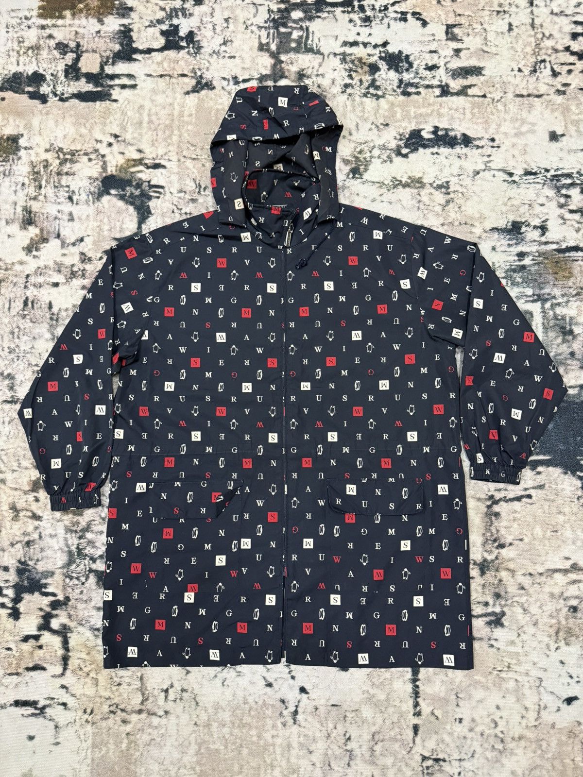 Grand Slam Munsingwear GrandSlam Fullprint Oversized Rain Jacket Hoodie Size US L / EU 52-54 / 3 - 3 Thumbnail