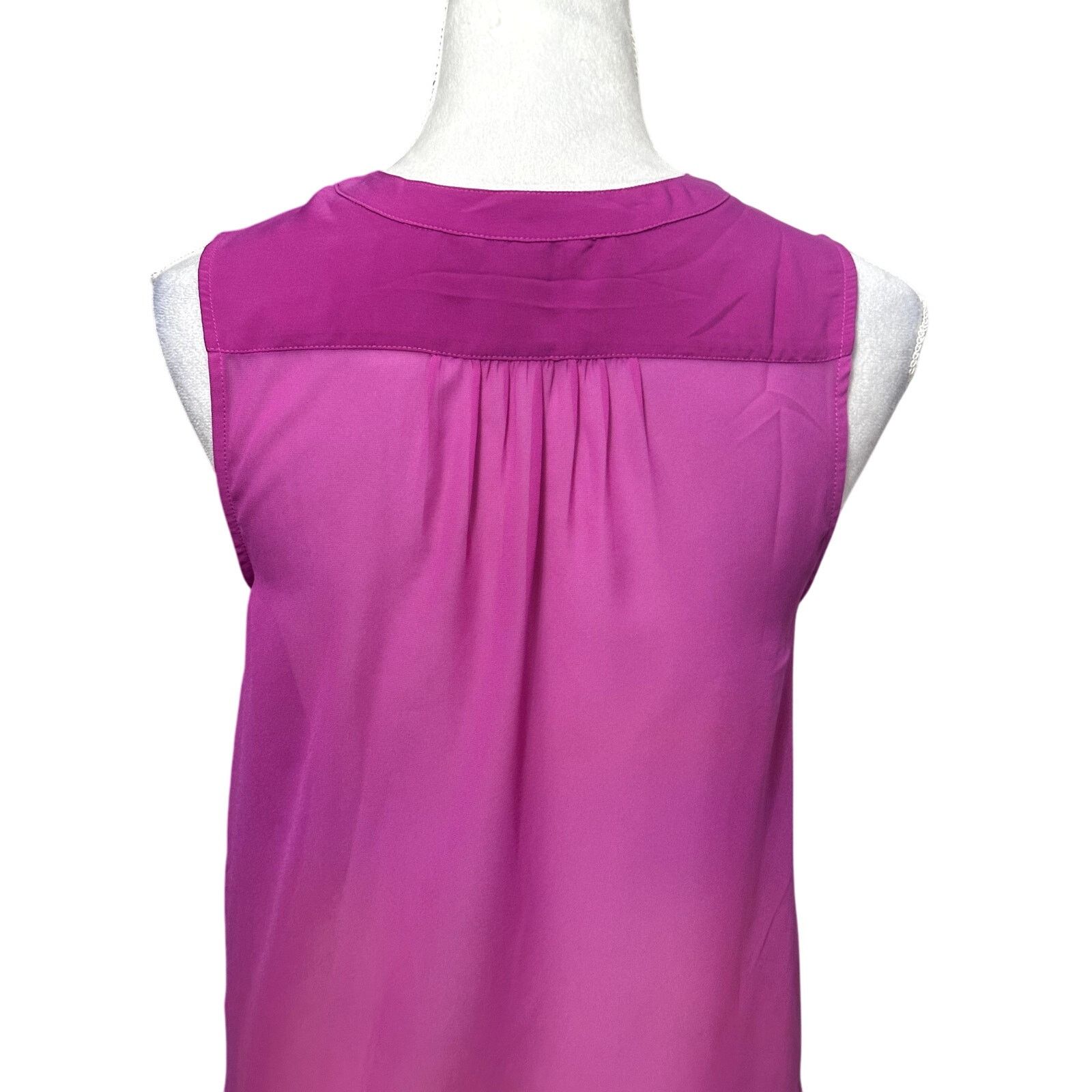American Eagle Outfitters American Eagle Outfitters Sheer Shirt Sleeveless Pink S Size S / US 4 / IT 40 - 5 Thumbnail