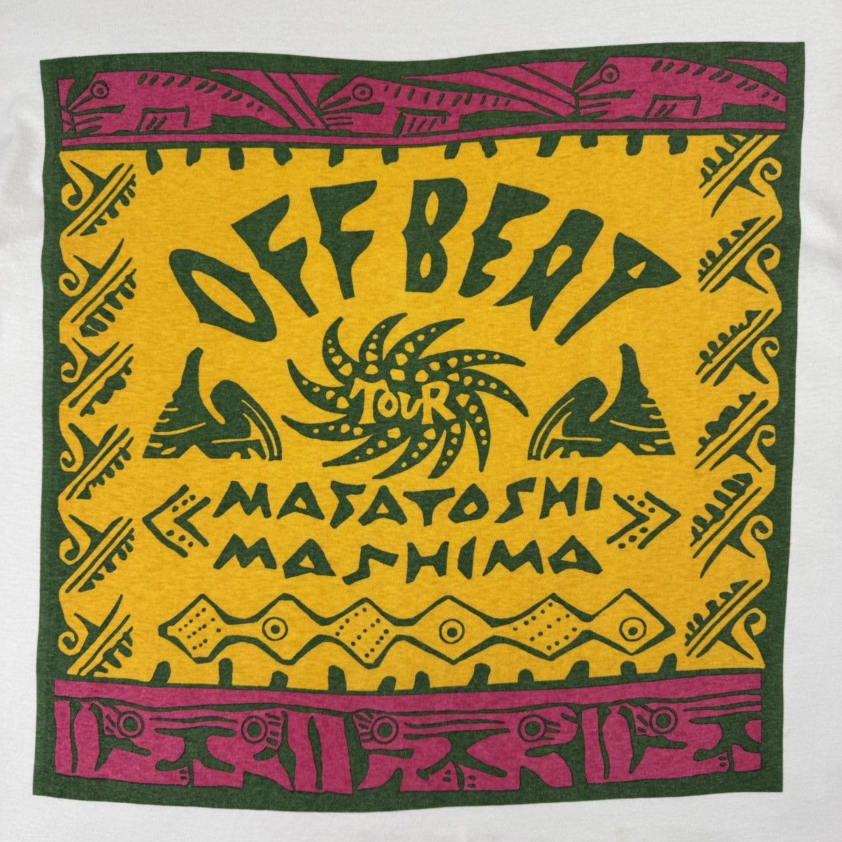 Vintage Vintage 1992 Off Beat Tour Masatoshi "Marcy" Mashima T-shirt Size US L / EU 52-54 / 3 - 6 Thumbnail