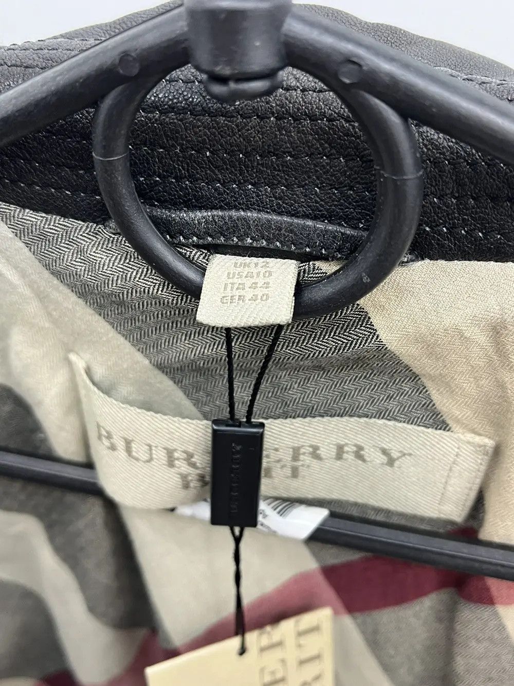 Burberry Burberry Brit Black Leather Coat 3500$rrp Size M / US 6-8 / IT 42-44 - 7 Thumbnail