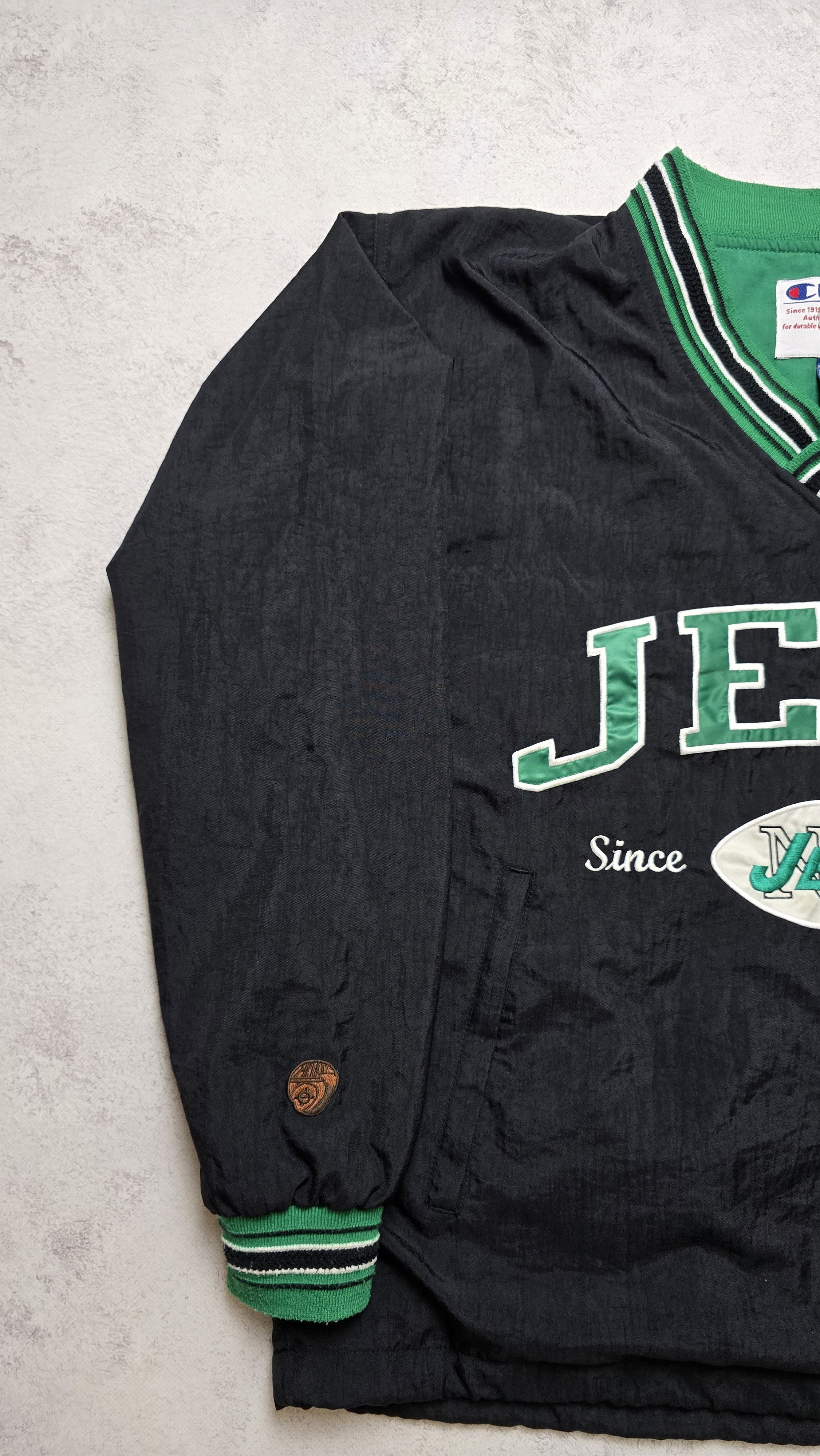 Champion Vintage Champion New York Jets NFL Pullover Jacket Y2K Nylon Size US M / EU 48-50 / 2 - 6 Thumbnail