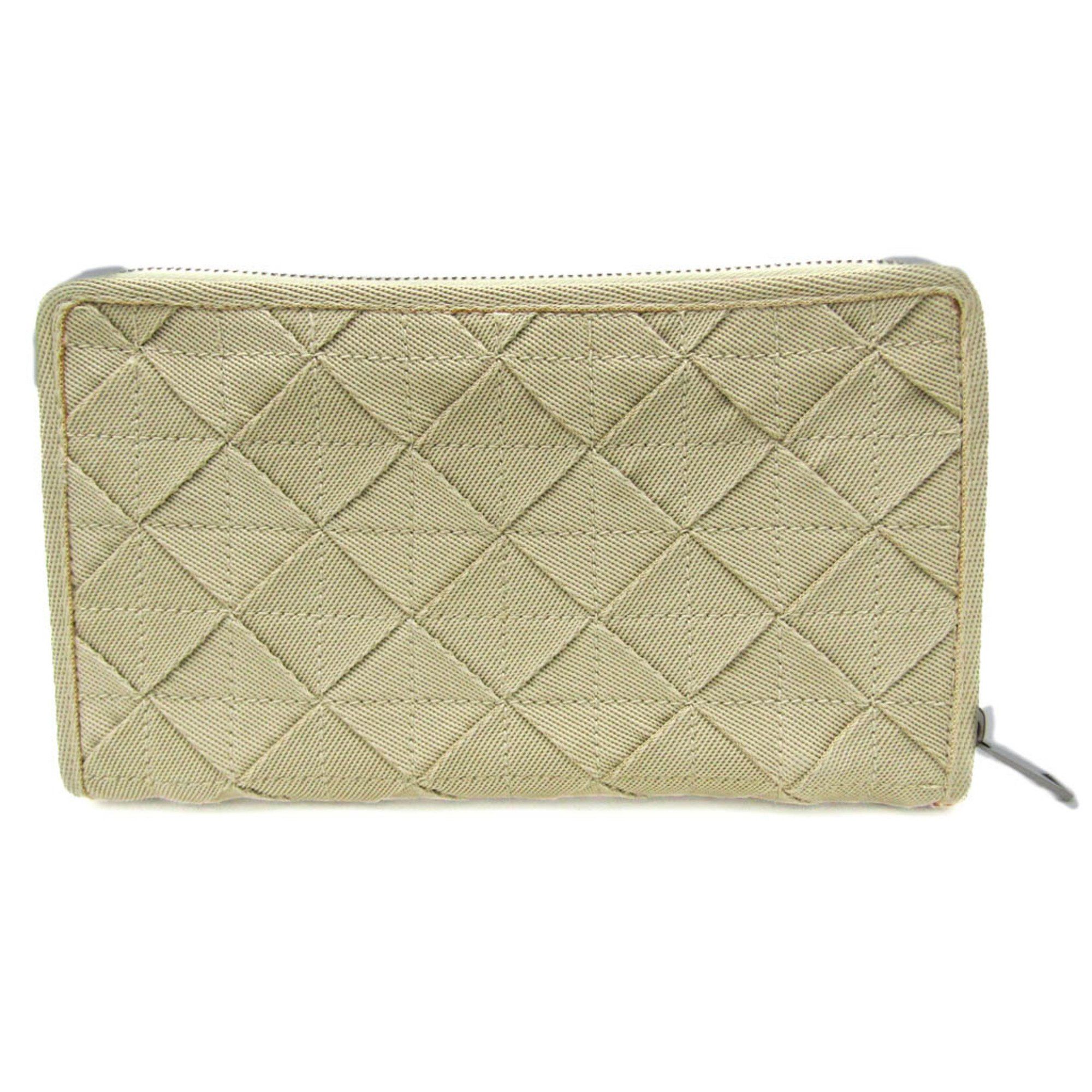 Bottega Veneta Bottega Veneta Light Webbing 657356V0P Men's Polypropylene,Leather Long Wallet (bi-fold) Beige Size ONE SIZE - 1 Thumbnail