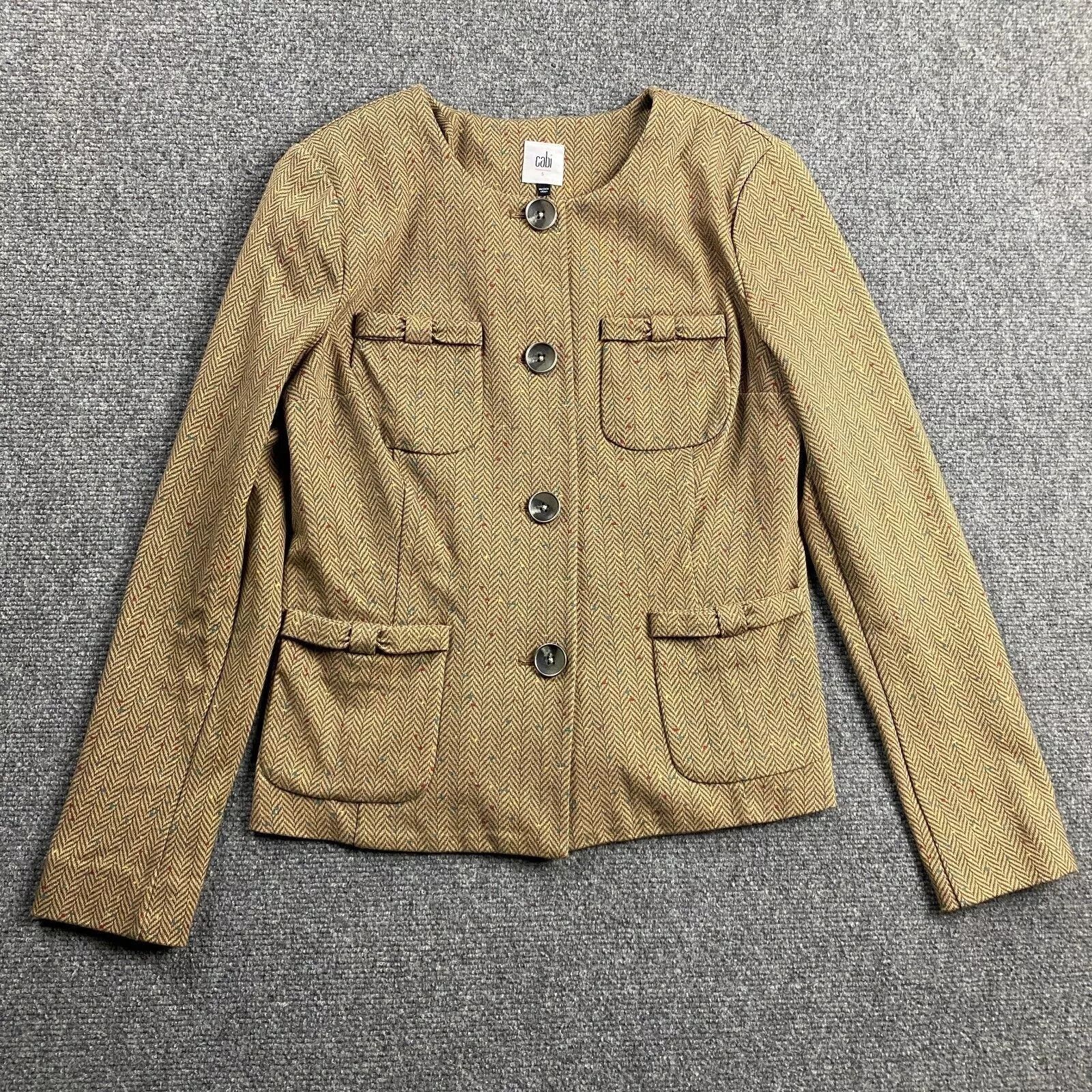 Other Cabi Jacket Women's Small Overcoat Front Buttons Cotton S Size S / US 4 / IT 40 - 1 Thumbnail