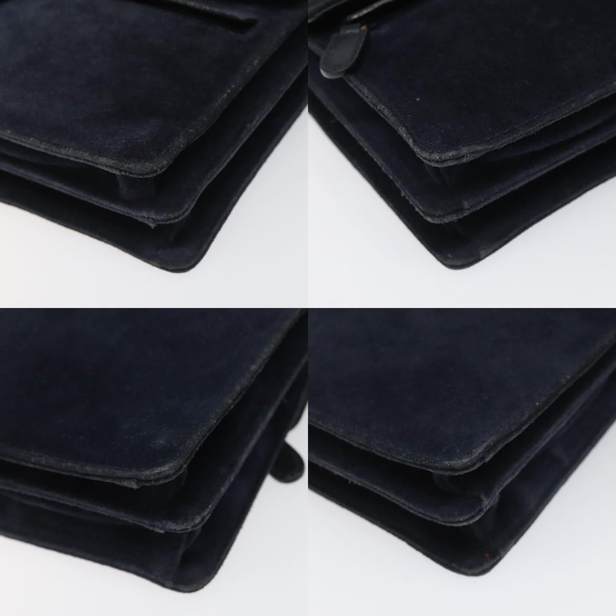 Gucci GUCCI Shoulder Bag Suede Navy Size ONE SIZE - 10 Thumbnail