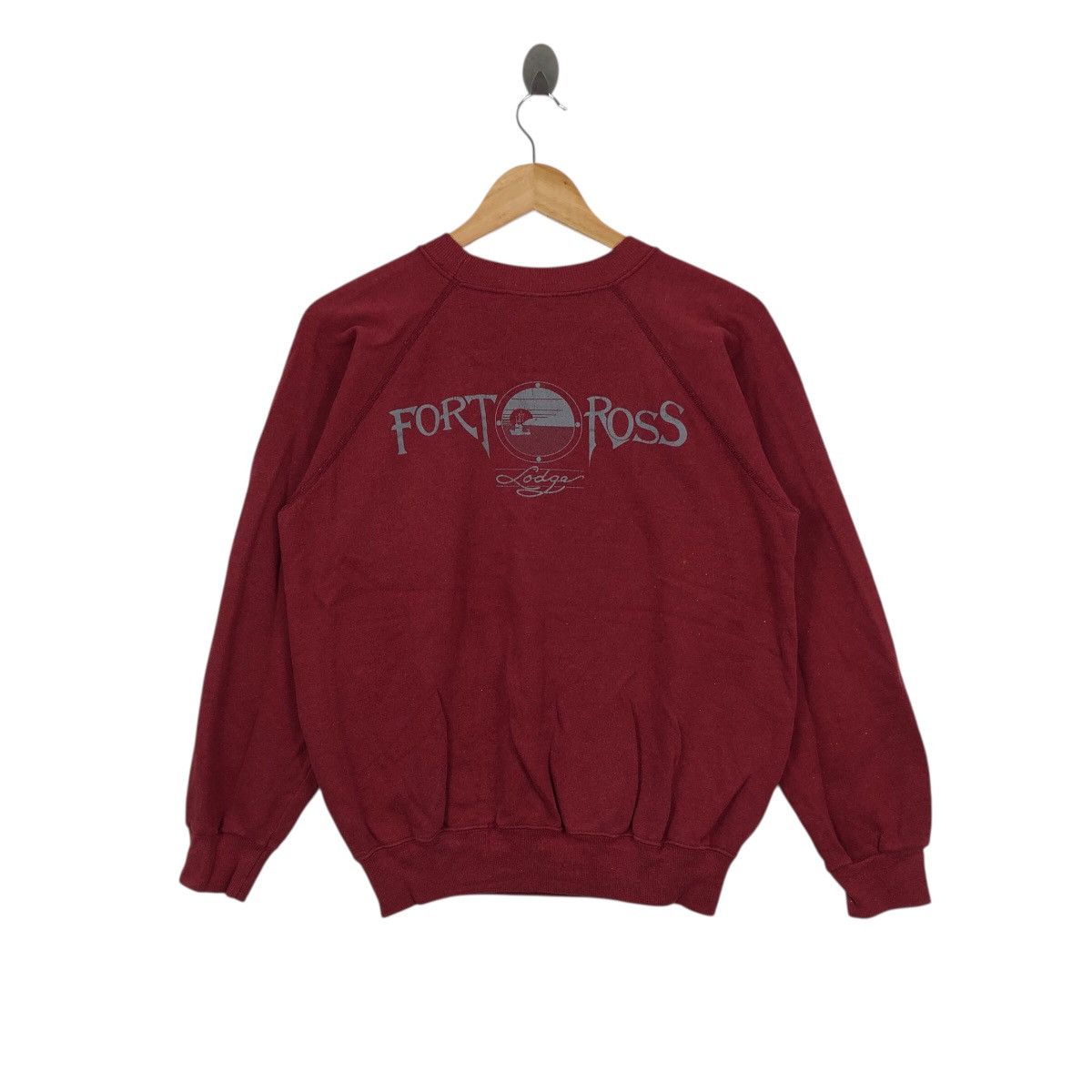 Vintage Vintage 80s FORT ROSS LODGE Jenner California Usa Sweatshirt Size M / US 6-8 / IT 42-44 - 5 Thumbnail