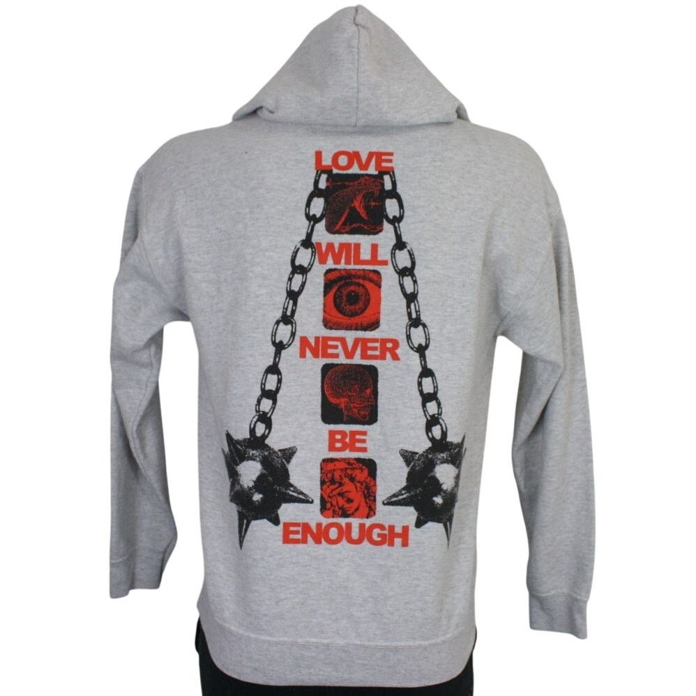 Gildan Kublai Khan TX Hoodie M Hardcore Band Merch Graphic Gray Size US M / EU 48-50 / 2 - 2 Thumbnail