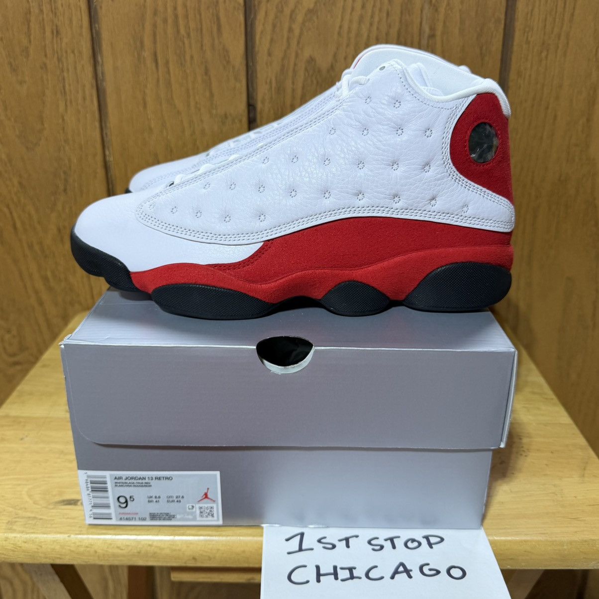 Jordan Brand Nike Air Jordan 13 Retro Chicago Red 2026 414571-102 9.5 NEW Size US 9.5 / EU 42-43 - 3 Thumbnail