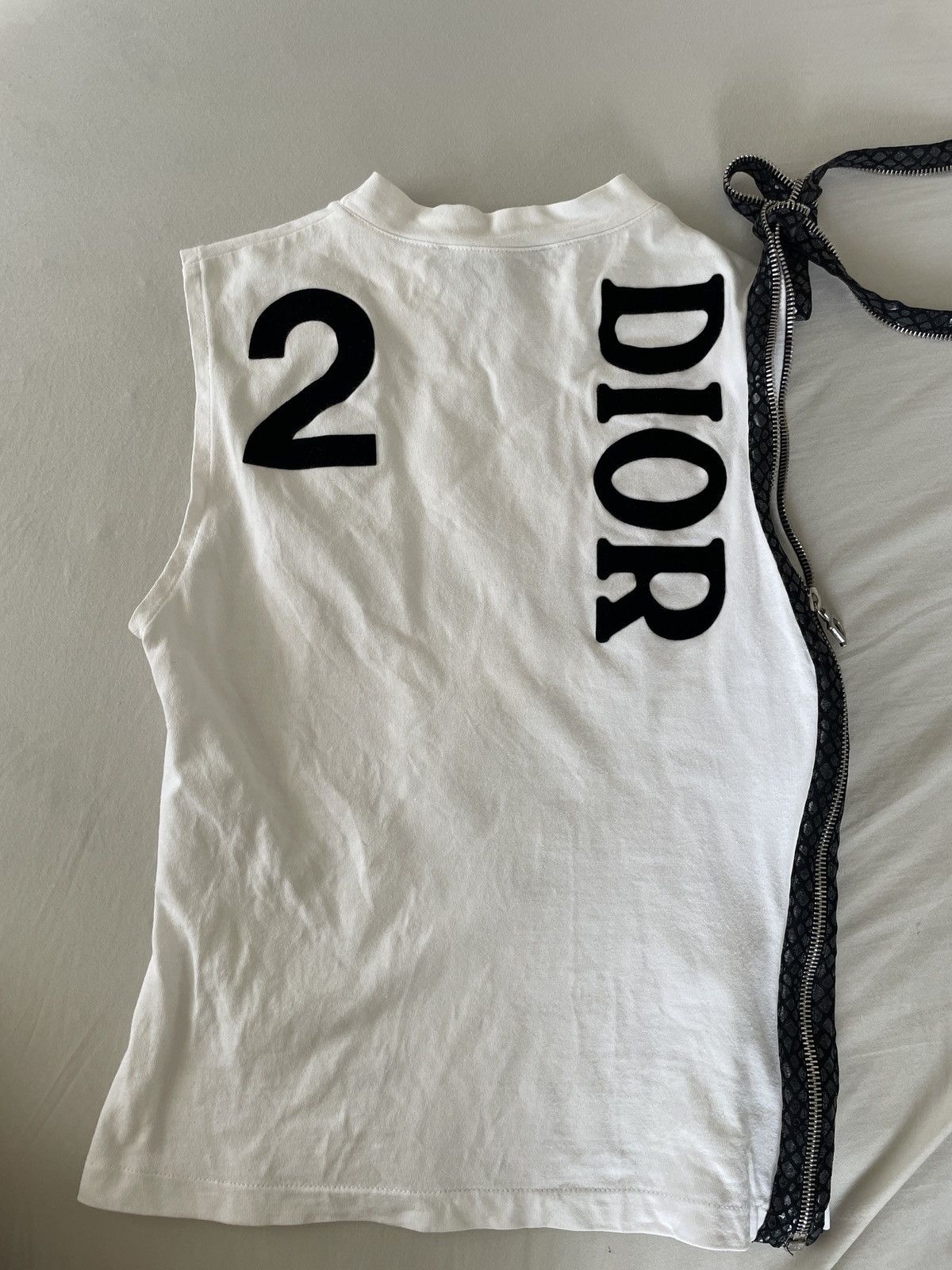 RARE 2001 Galliano Dior “J’ADORE DIOR 6” Tank Top Y2K Rare