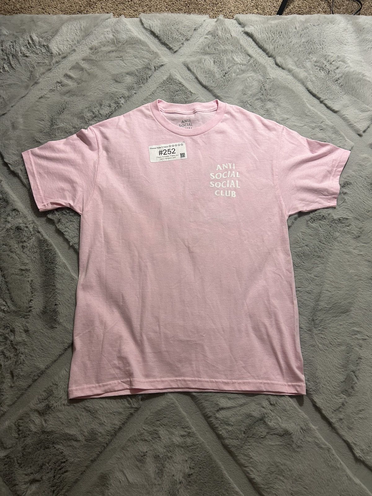 Anti Social Social Club Pink Anti Social Social Club Tee Size US L / EU 52-54 / 3 - 1 Thumbnail