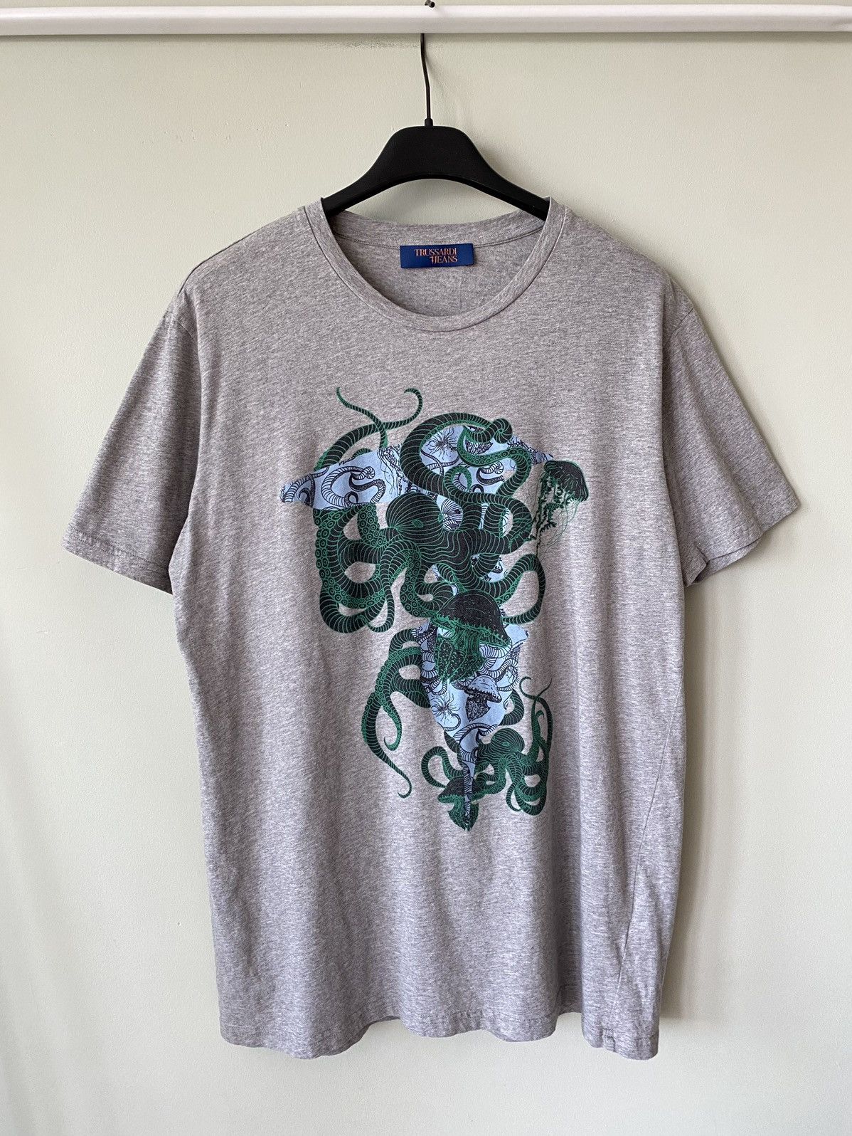 Trussardi Trussardi Jeans jellyfish t shirt Size US XL / EU 56 / 4 - 1 Thumbnail