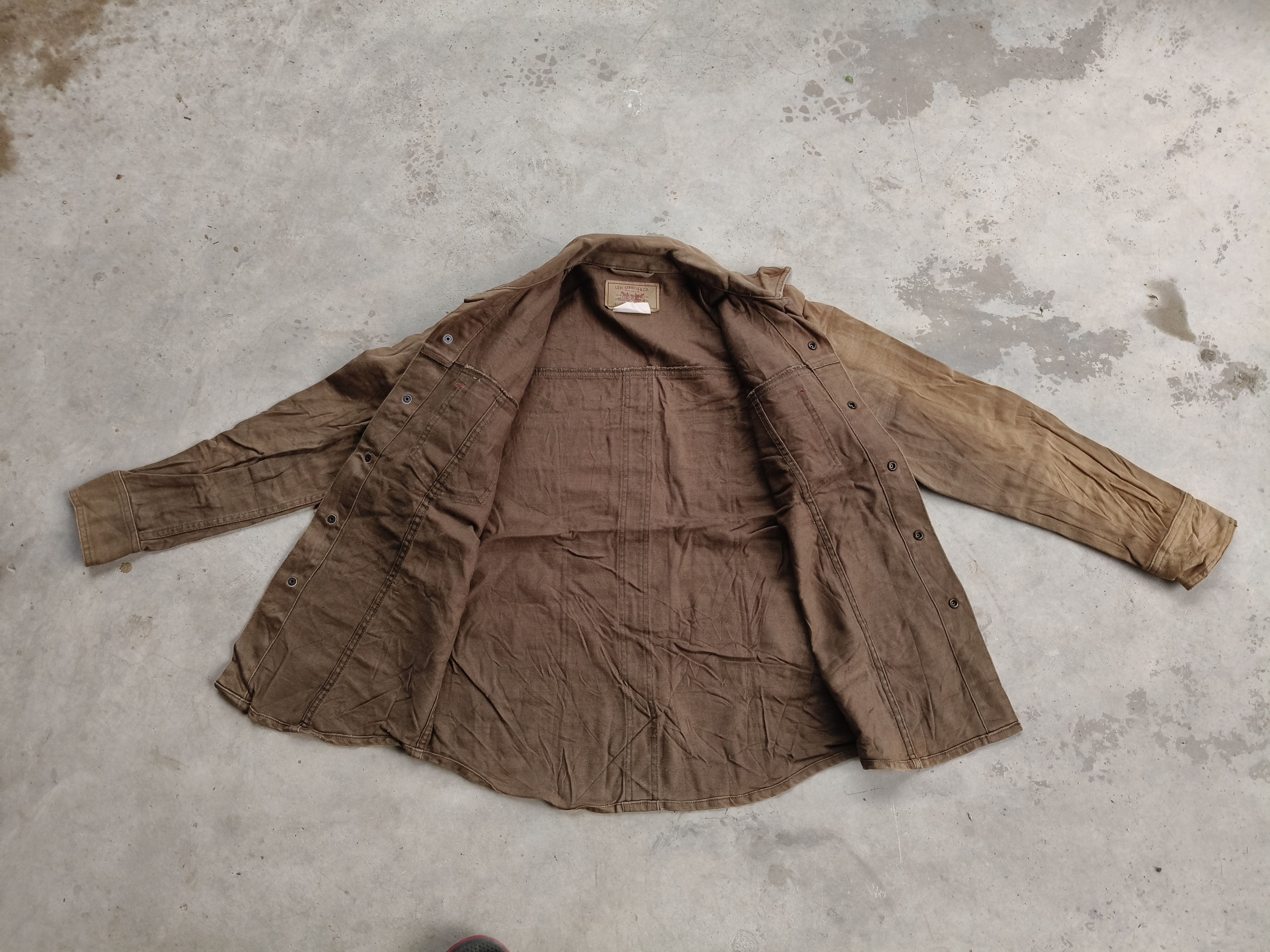 Levi's Denim Button jacket Sun Faded