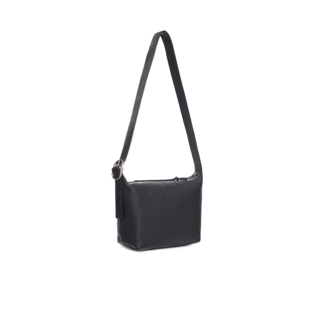 Loewe LOEWE Loop Black Leather Hobo Bag New And Authentic Size ONE SIZE - 2 Thumbnail