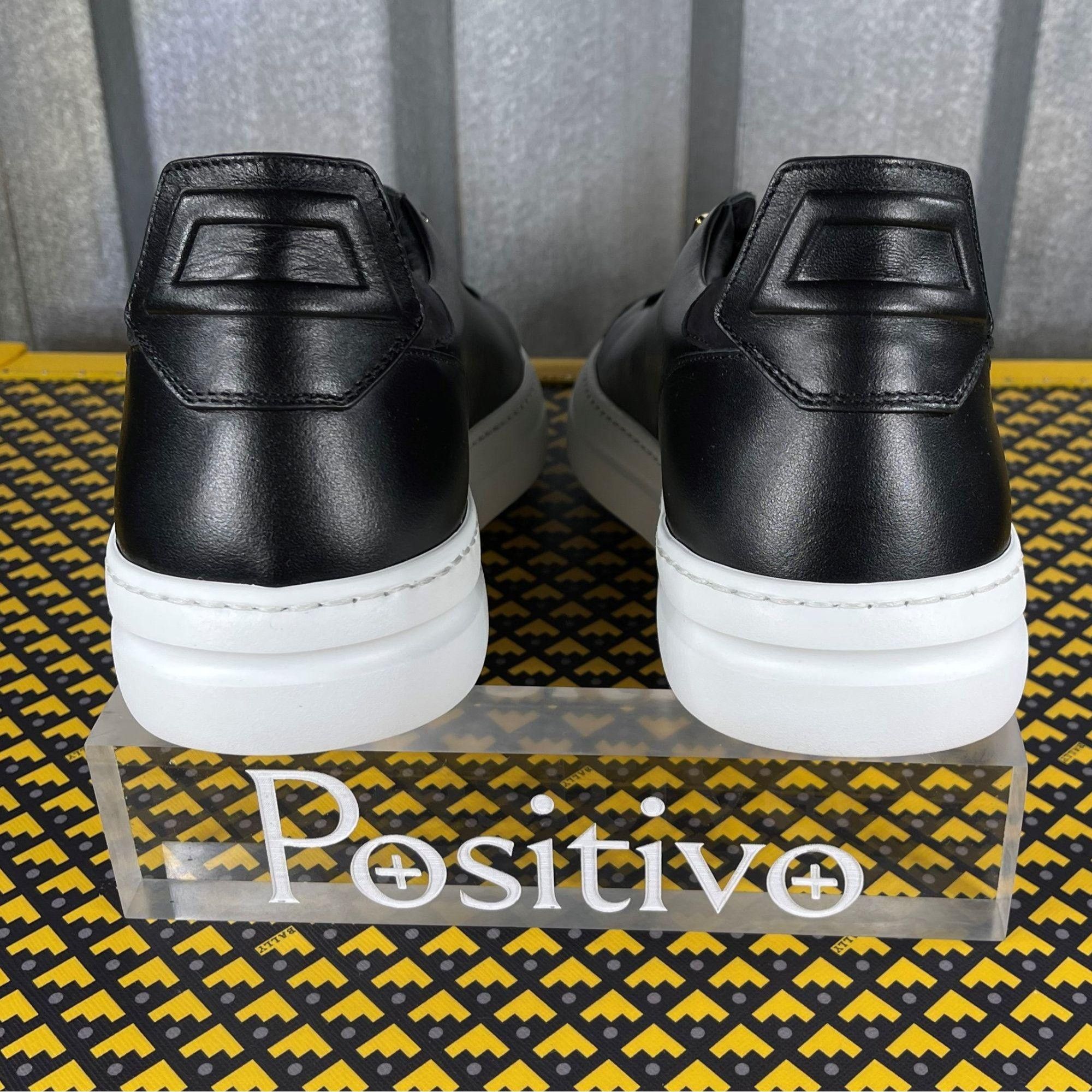 Buscemi Buscemi Uno Sport Black Leather Sneakers US 7 EU 40 Size US 7 / EU 40 - 6 Thumbnail