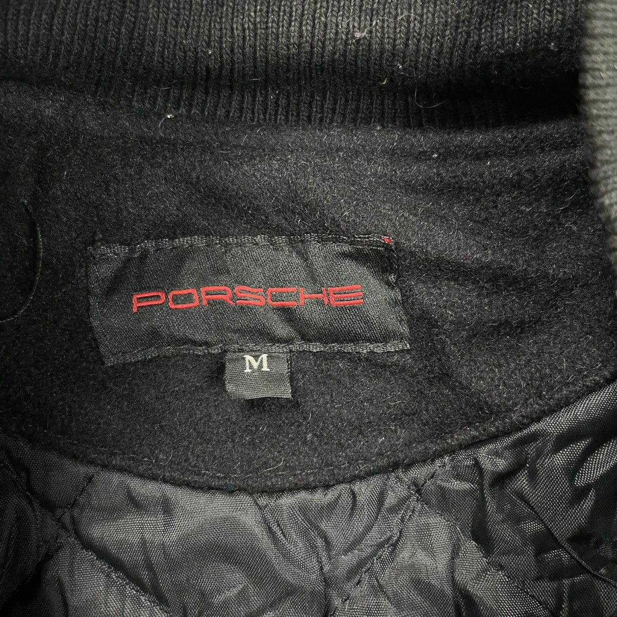 Porsche Design Vintage Porsche wool leather varisty jacket Size US M / EU 48-50 / 2 - 7 Thumbnail