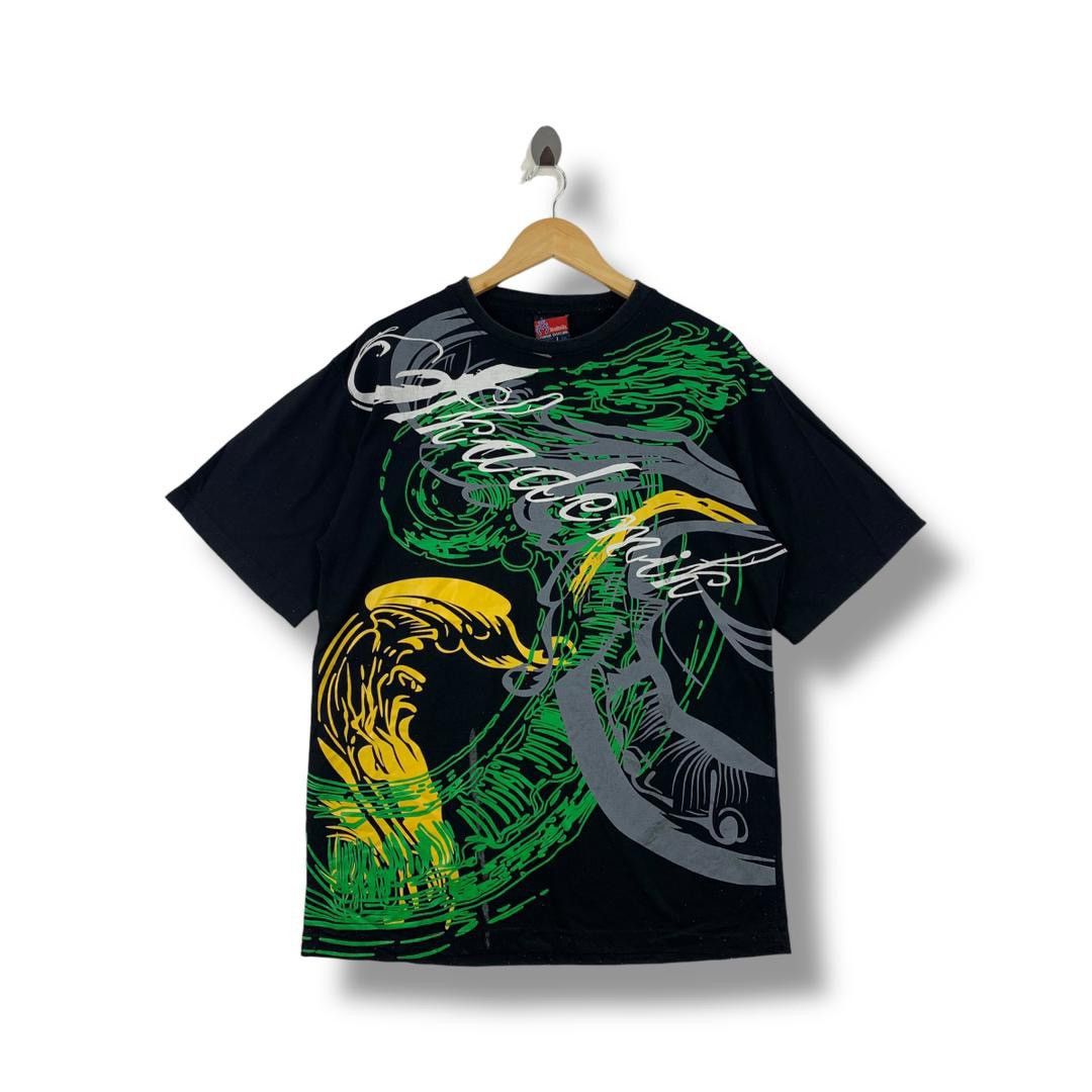 Akademiks × Vintage Vintage Y2K AKADEMIKS Full art printed tee Size US XXL / EU 58 / 5 - 1 Thumbnail
