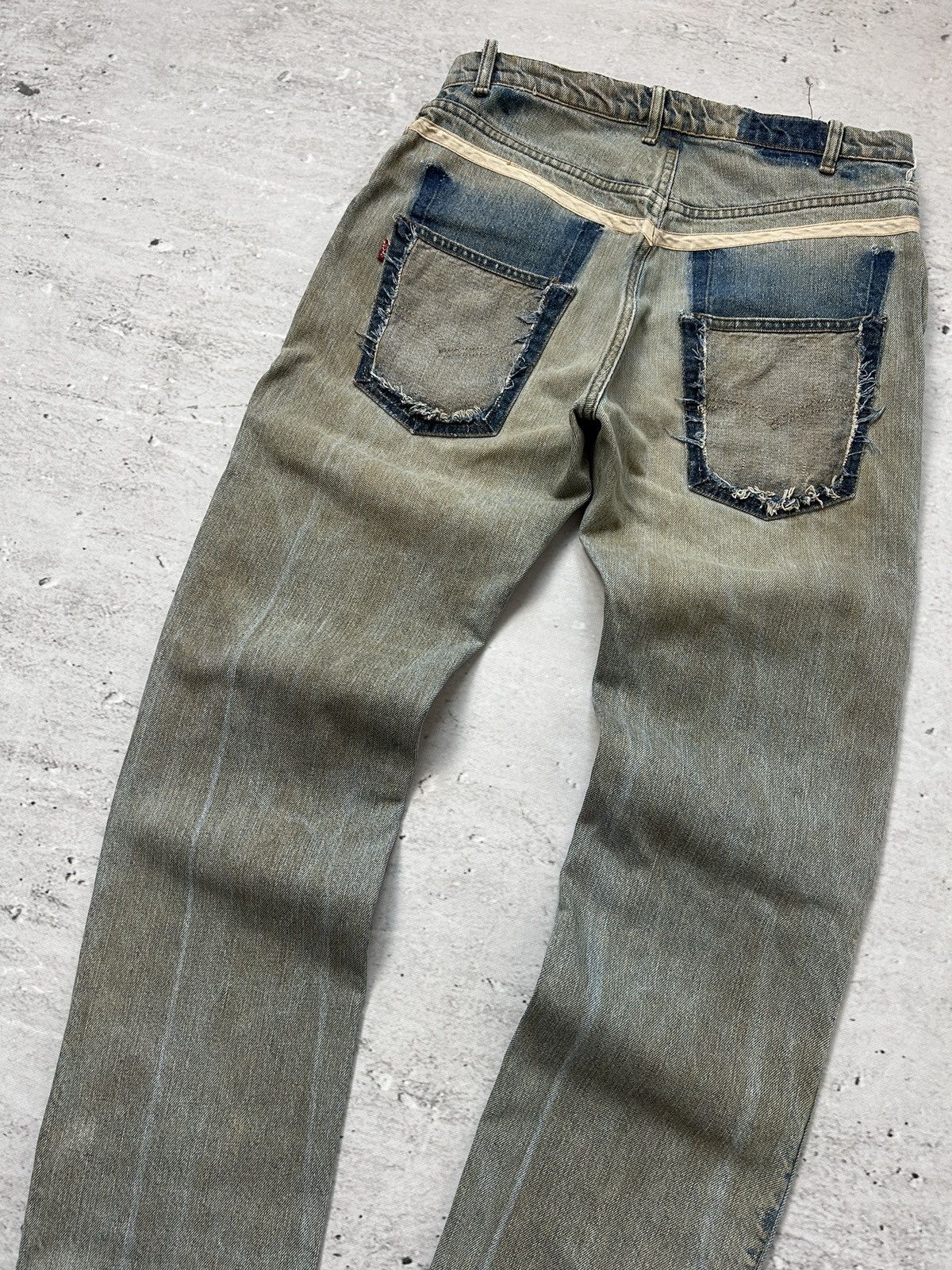 Levi's Vintage Clothing 🔥VINTAGE LEVIS SILVER TAB CUSTOM DISTRESSED DENIM JEANS 90s🔥 Size US 32 / EU 48 - 15 Thumbnail