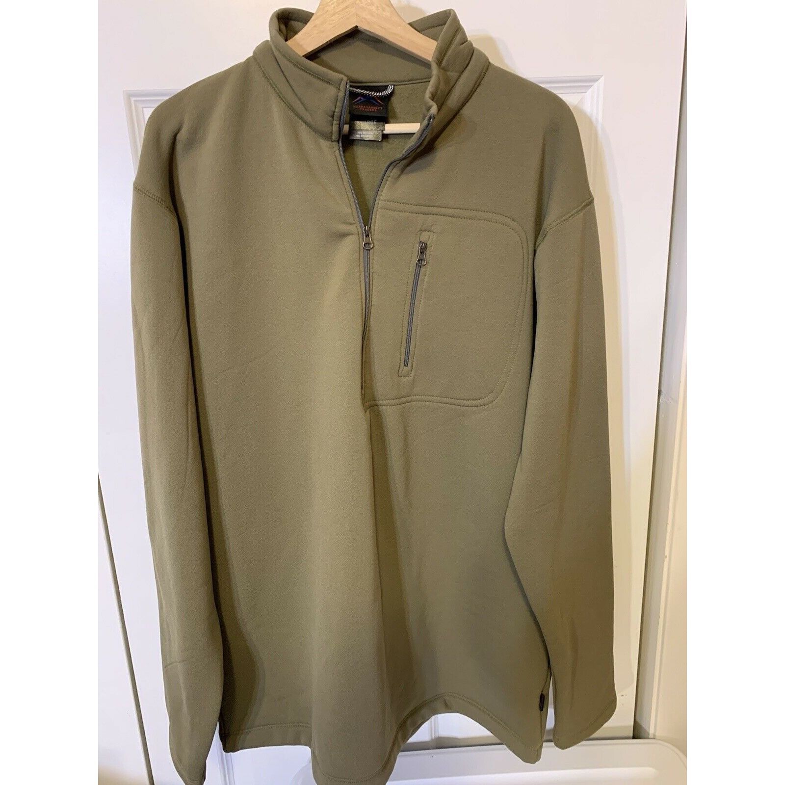 Other Narragansett Men’s Sz XL Pullover Olive 1/4 Zip Long Sleeve Size US XL / EU 56 / 4 - 1 Thumbnail