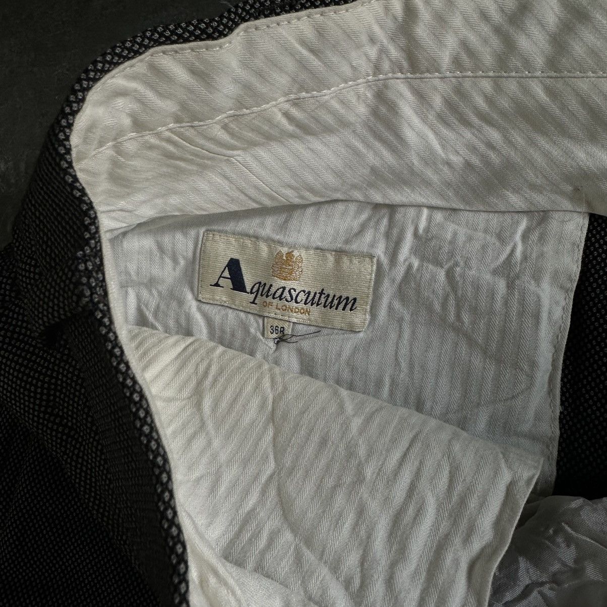 Aquascutum × Y/Project Luxury Aquascutum Trousers Pant Old Money 00s Y2K Size US 34 / EU 50 - 8 Thumbnail