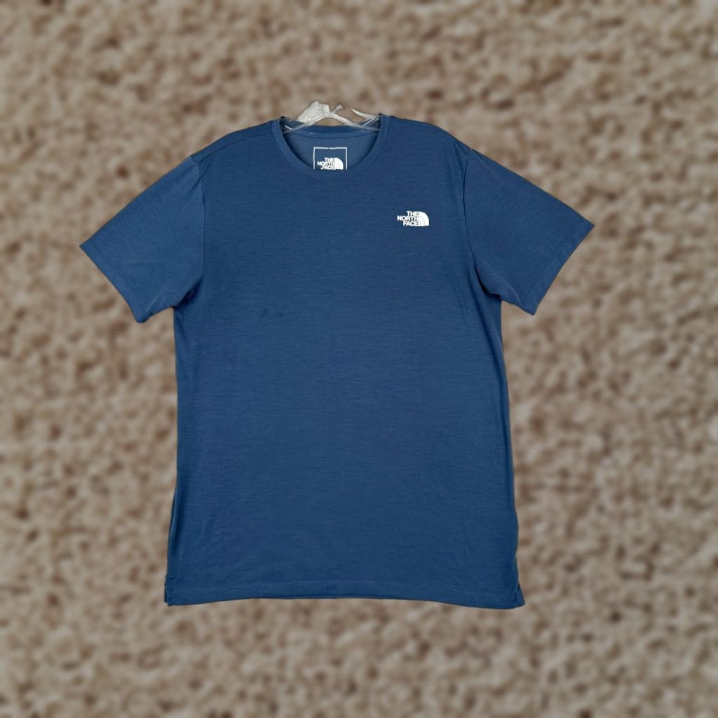 The North Face The North Face Men Shirt Small Petite Blue Short Sleeve Crew Poly Blend T-Shirt Regular Logo Jersey Polyester Blend Size US S / EU 44-46 / 1 - 1 Thumbnail