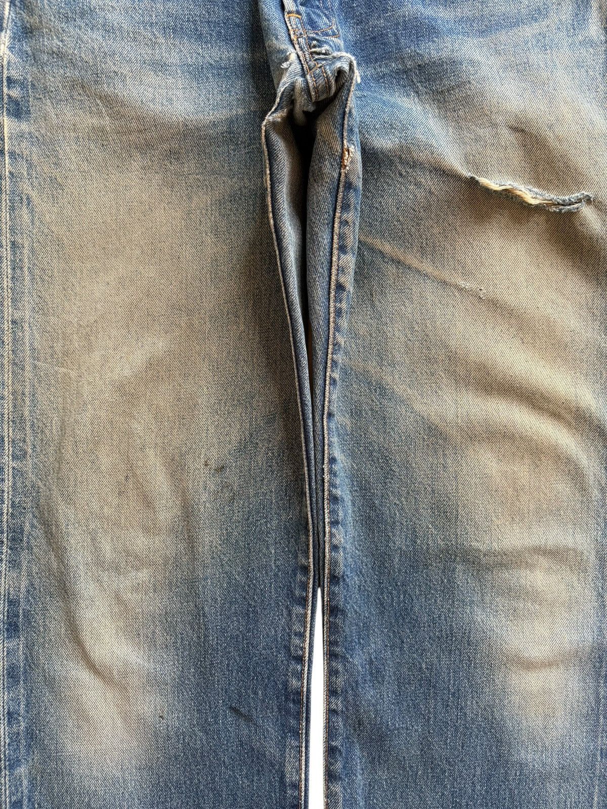 Levi's Vintage 80s Levis 501 Big E Selvedge Loose Jean Button 555 Size US 29 - 6 Thumbnail