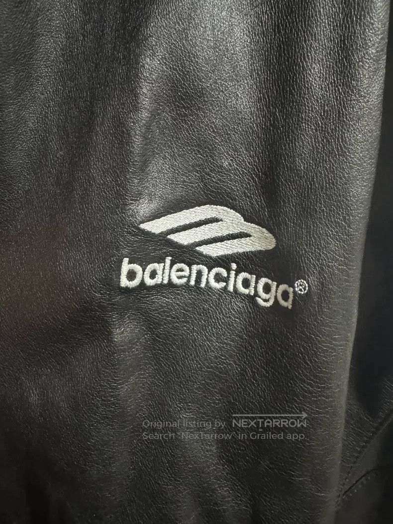 Balenciaga Balenciaga Black Leather Jacket Size US M / EU 48-50 / 2 - 3 Thumbnail