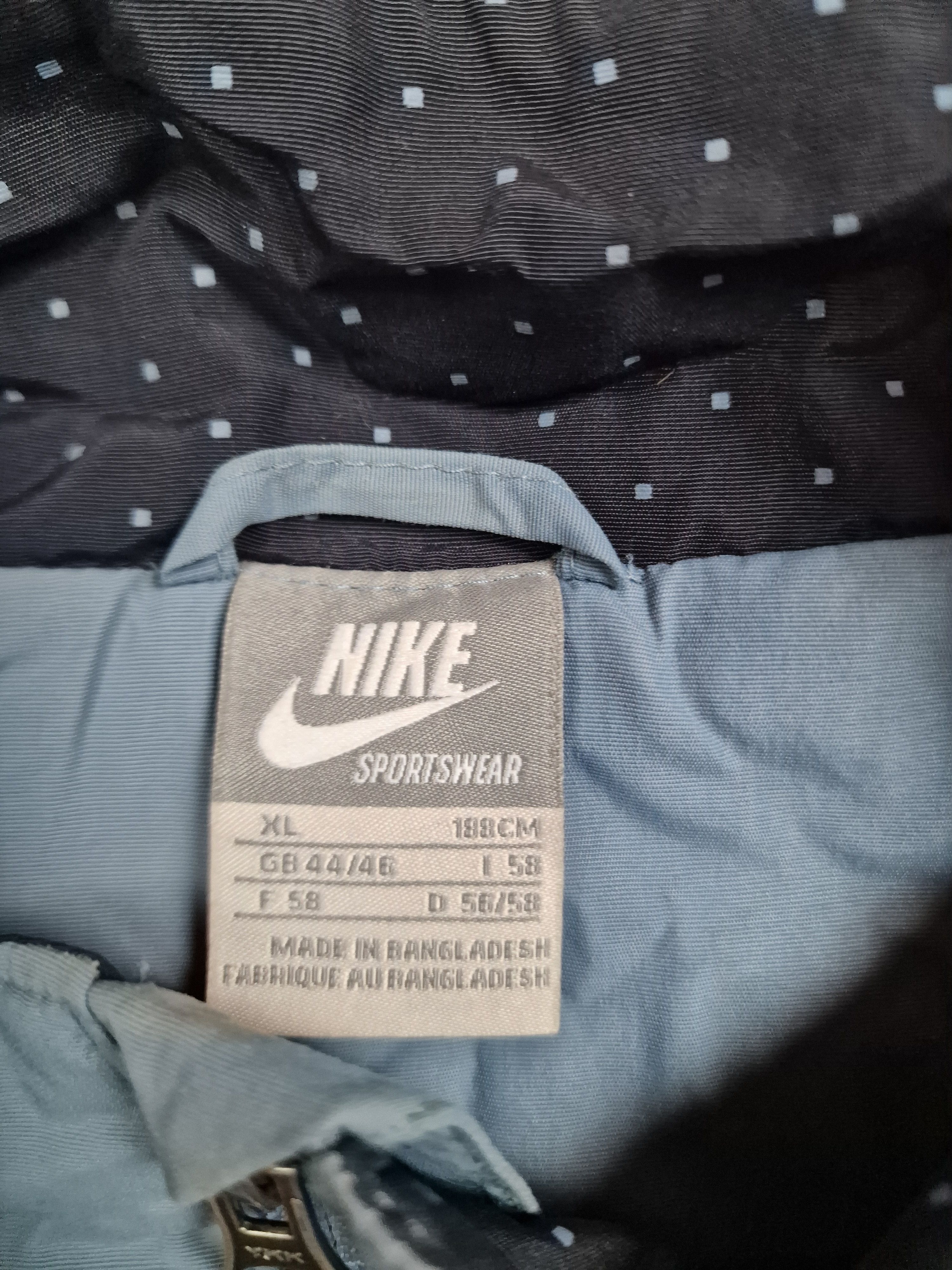 Nike × Vintage 00s Nike Retro Logo Vintage Y2K Oversize Hylon Retro Jacket Size US XL / EU 56 / 4 - 8 Thumbnail